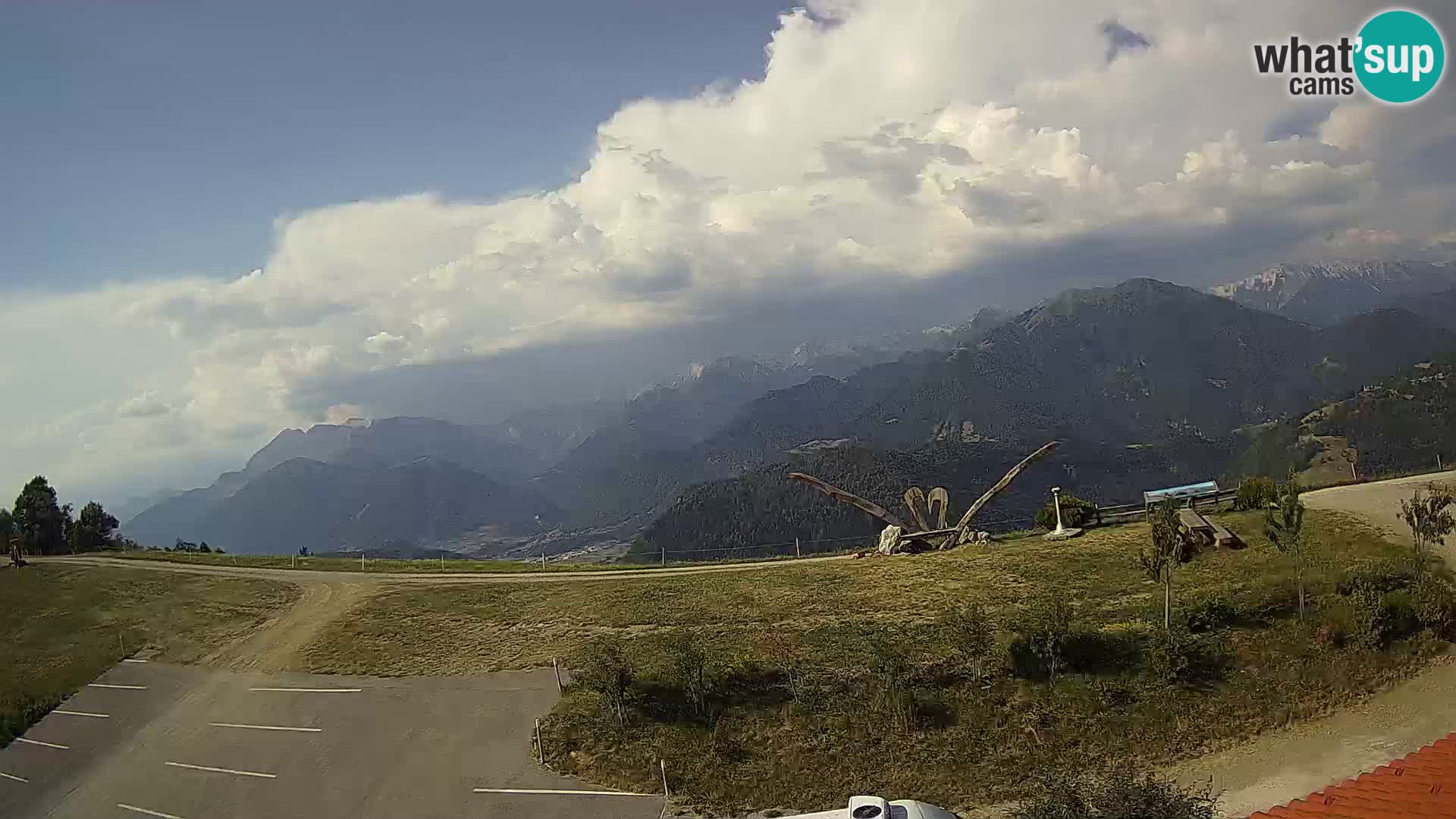 Touristenfarm Široko webcam Most na Soči