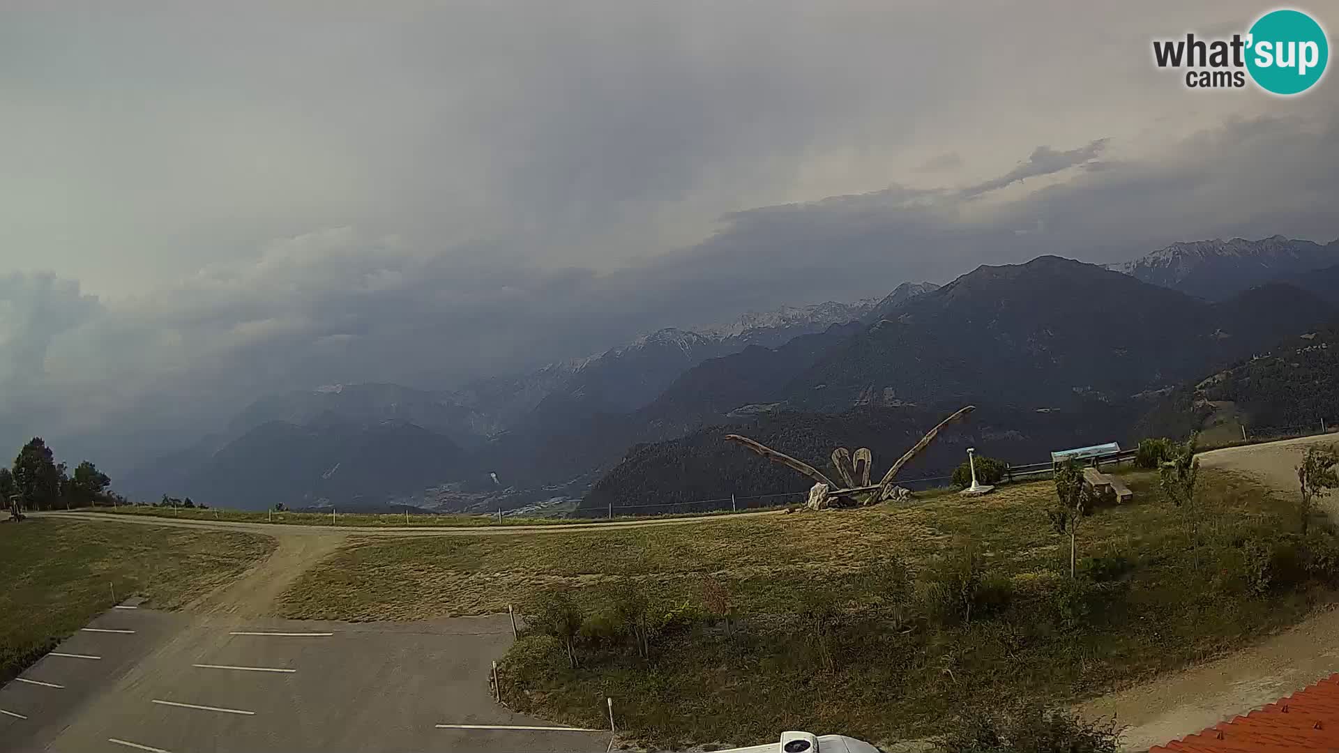 Fattoria agrituristica Široko webcam Most na Soči