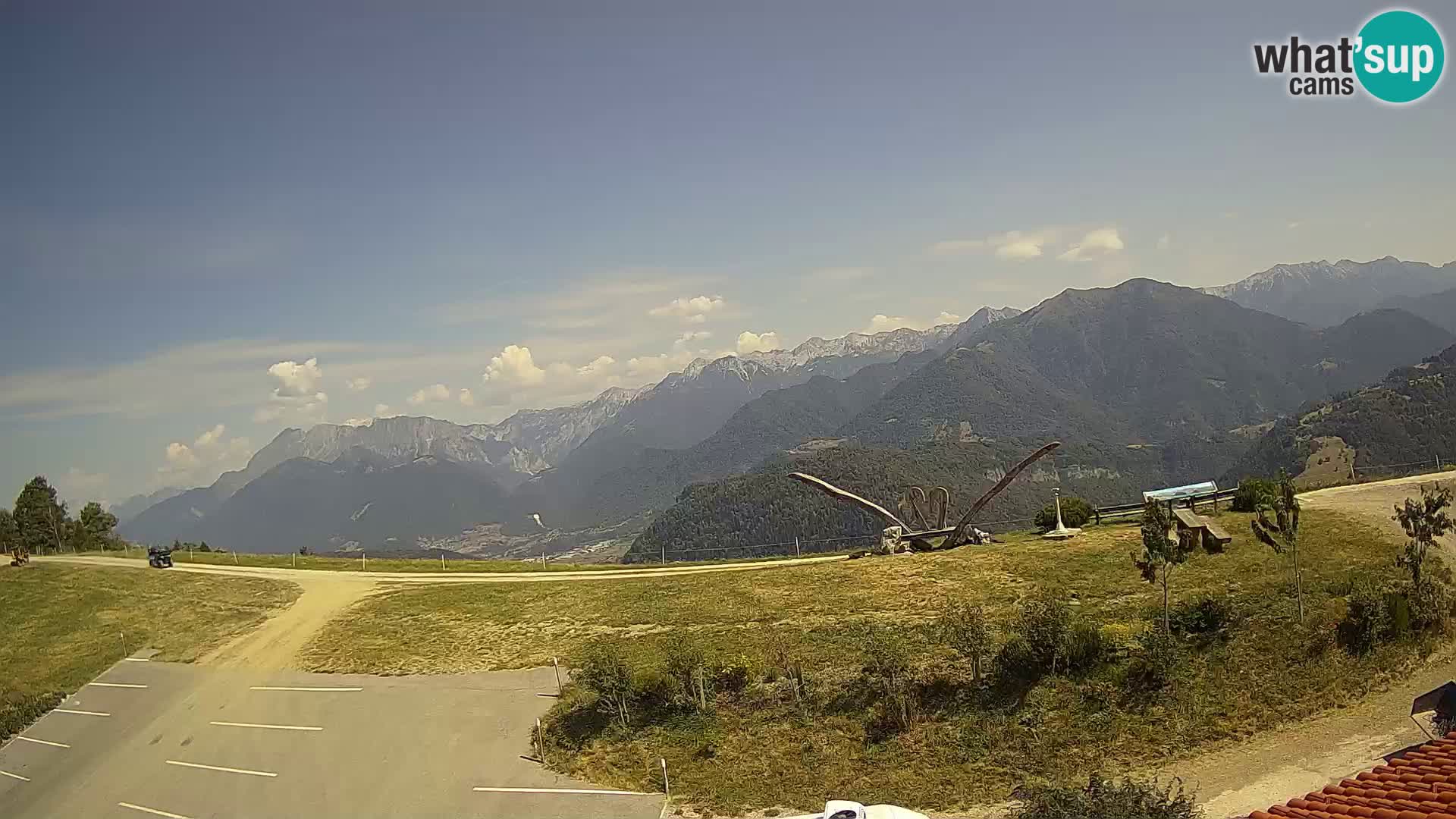 Fattoria agrituristica Široko webcam Most na Soči