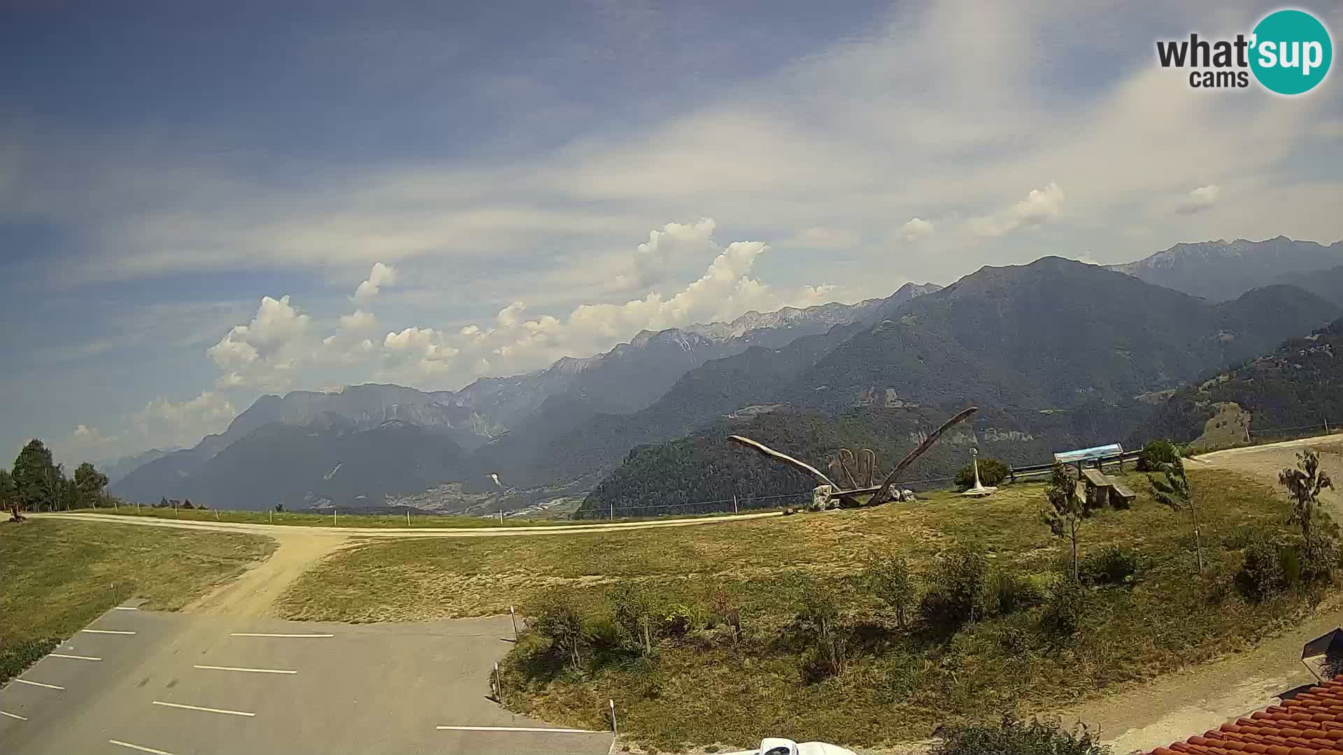 Fattoria agrituristica Široko webcam Most na Soči