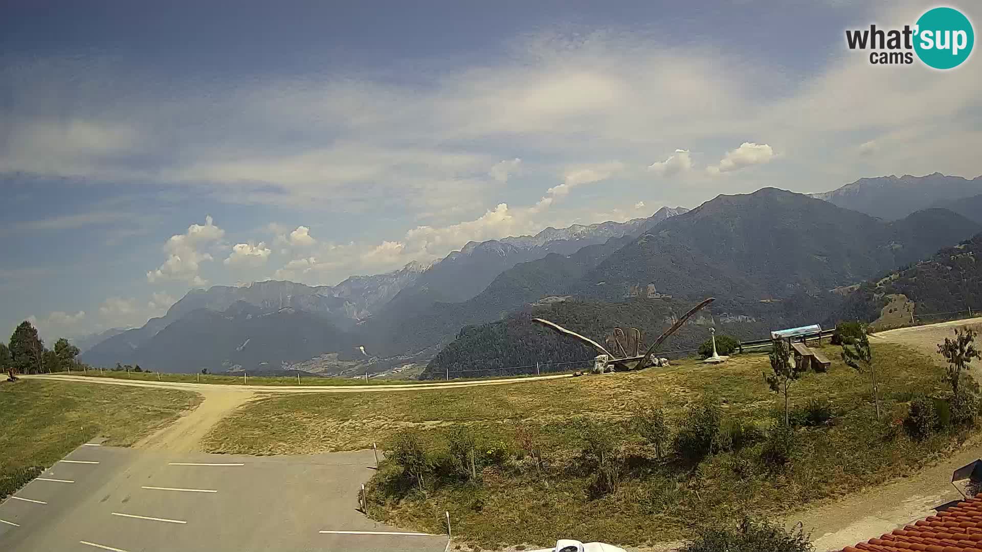 Touristenfarm Široko webcam Most na Soči
