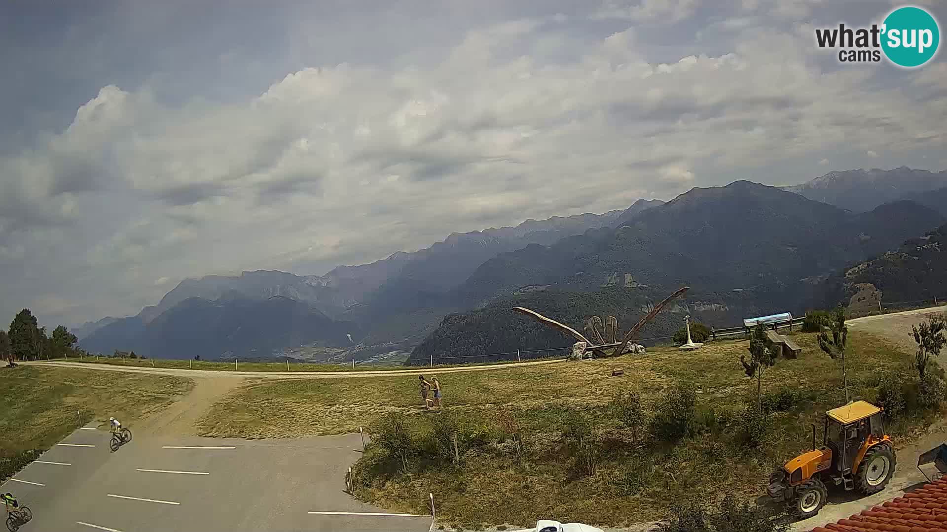 Granja turística Široko camera en vivo Most na Soči