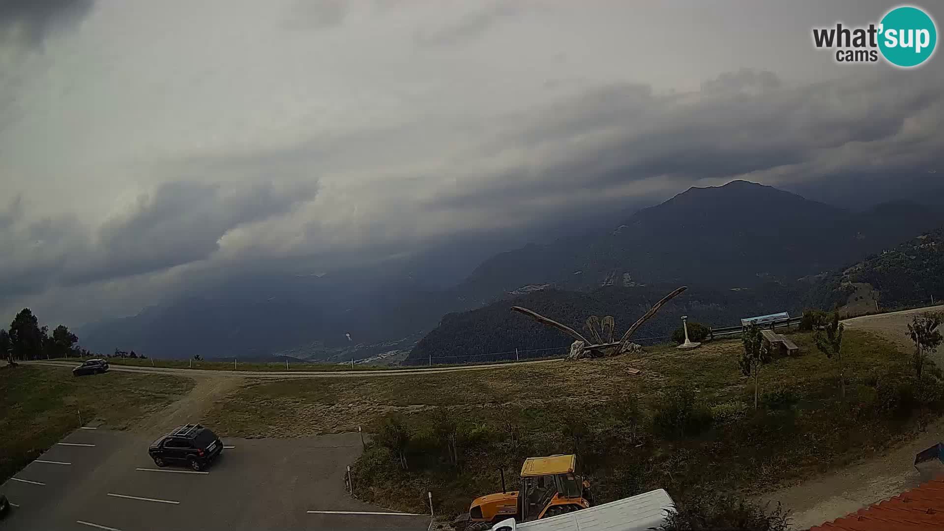 Touristenfarm Široko webcam Most na Soči