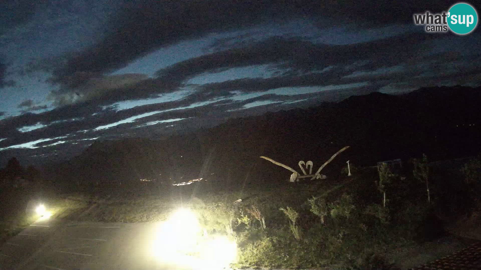 Granja turística Široko camera en vivo Most na Soči