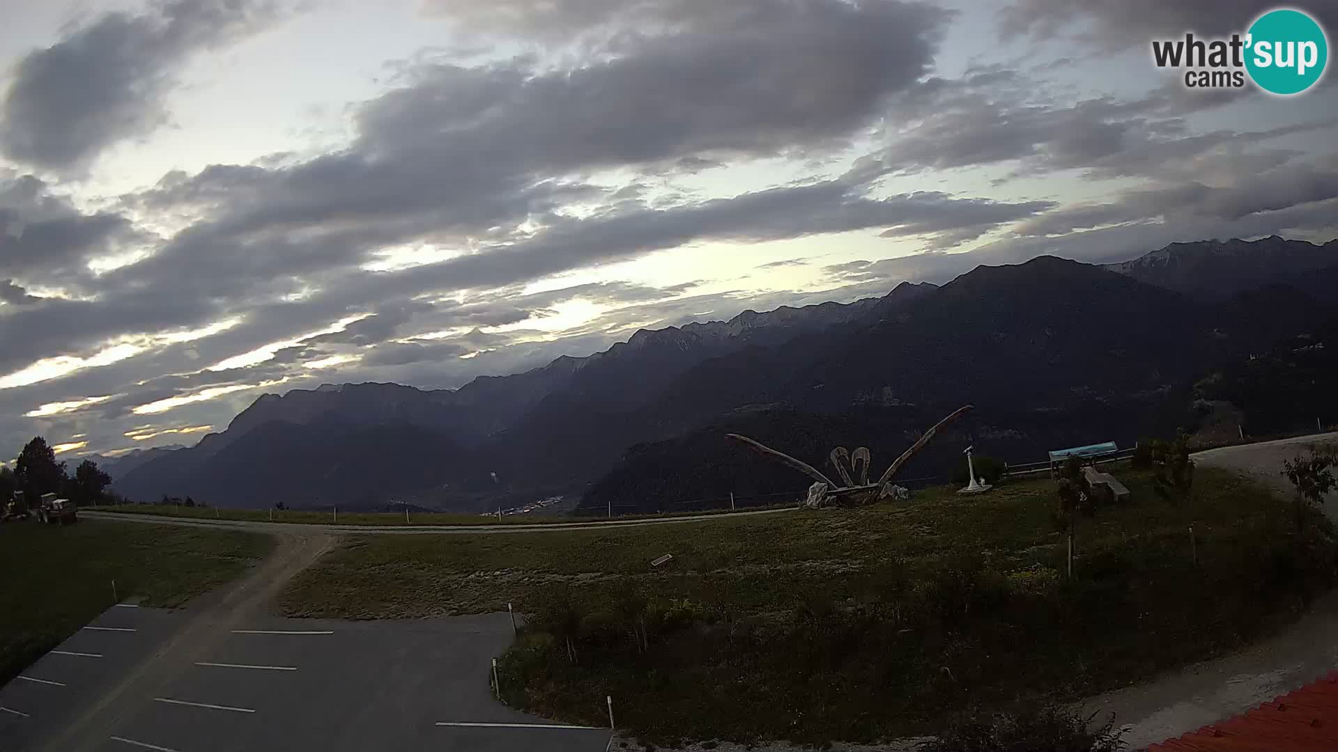 Tourist farm Široko webcam Most na Soči