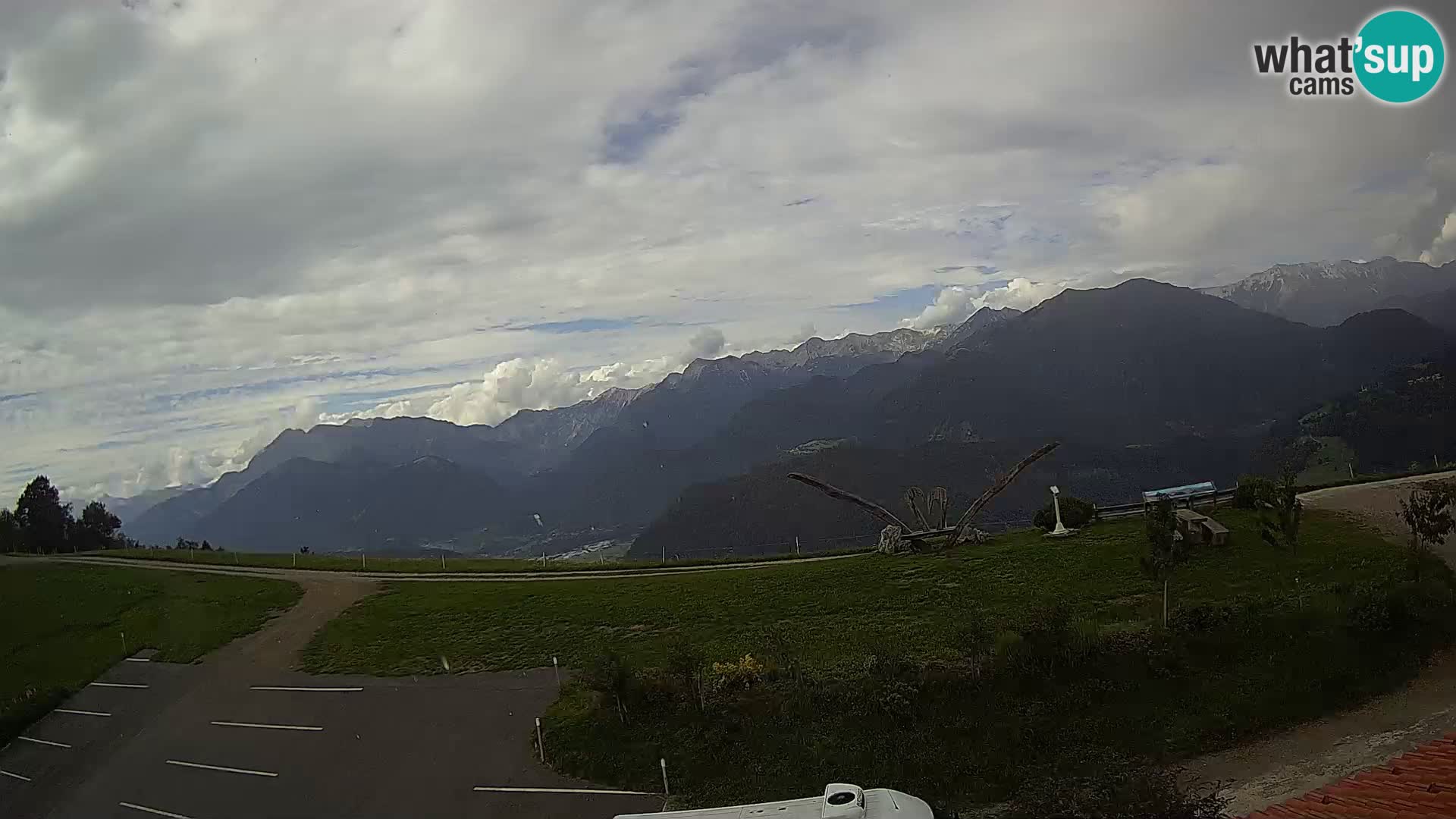 Touristenfarm Široko webcam Most na Soči
