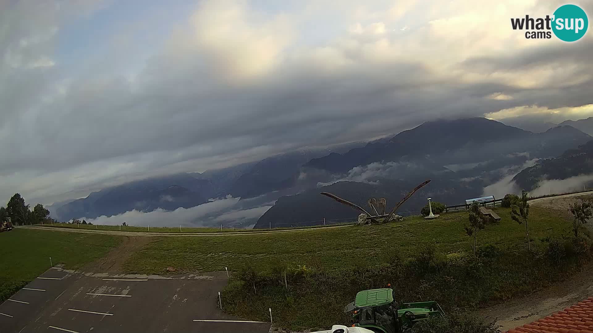 Tourist farm Široko webcam Most na Soči