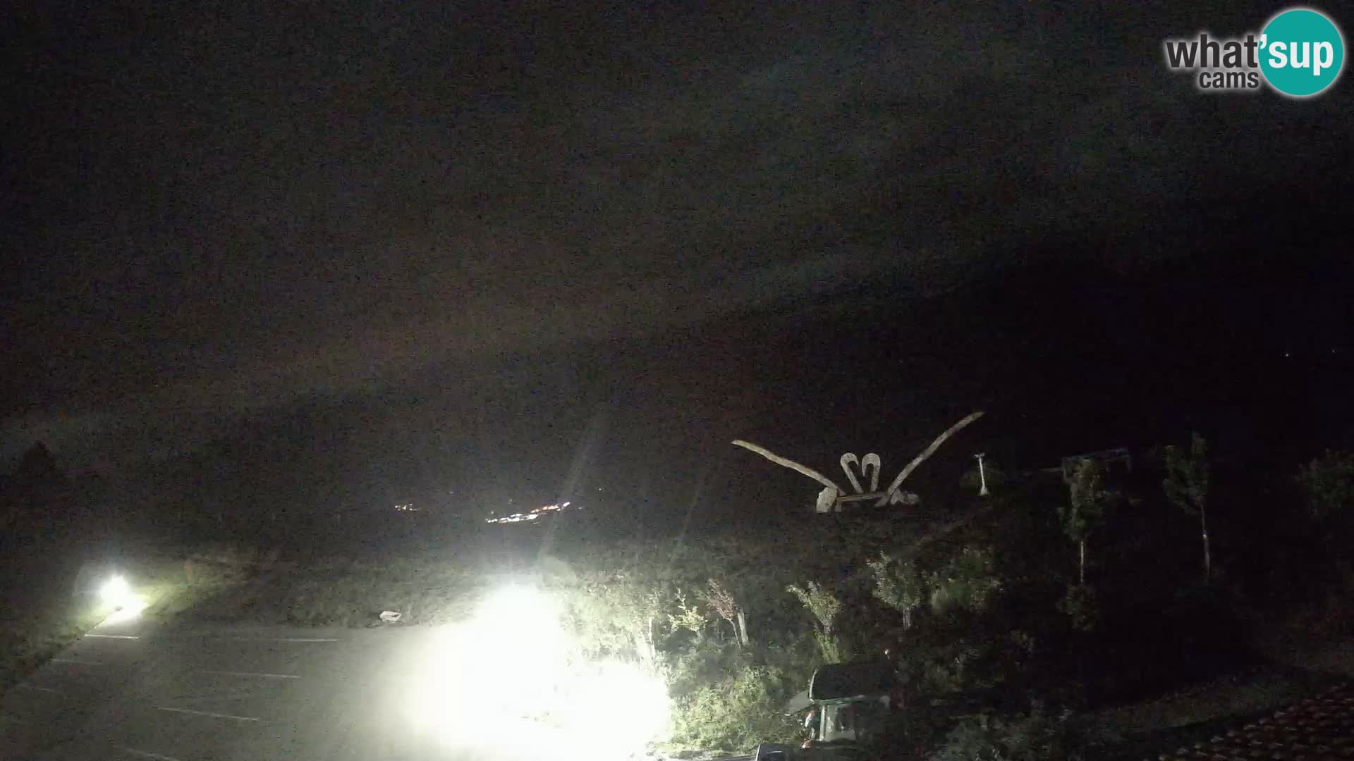 Granja turística Široko camera en vivo Most na Soči