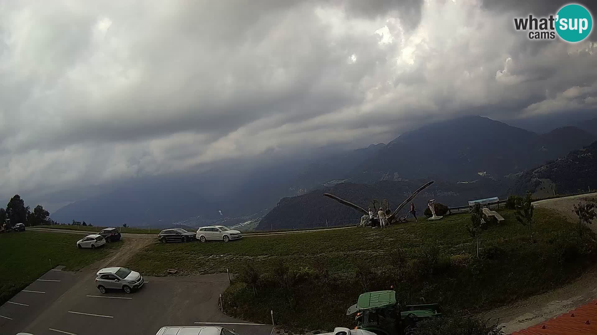 Fattoria agrituristica Široko webcam Most na Soči