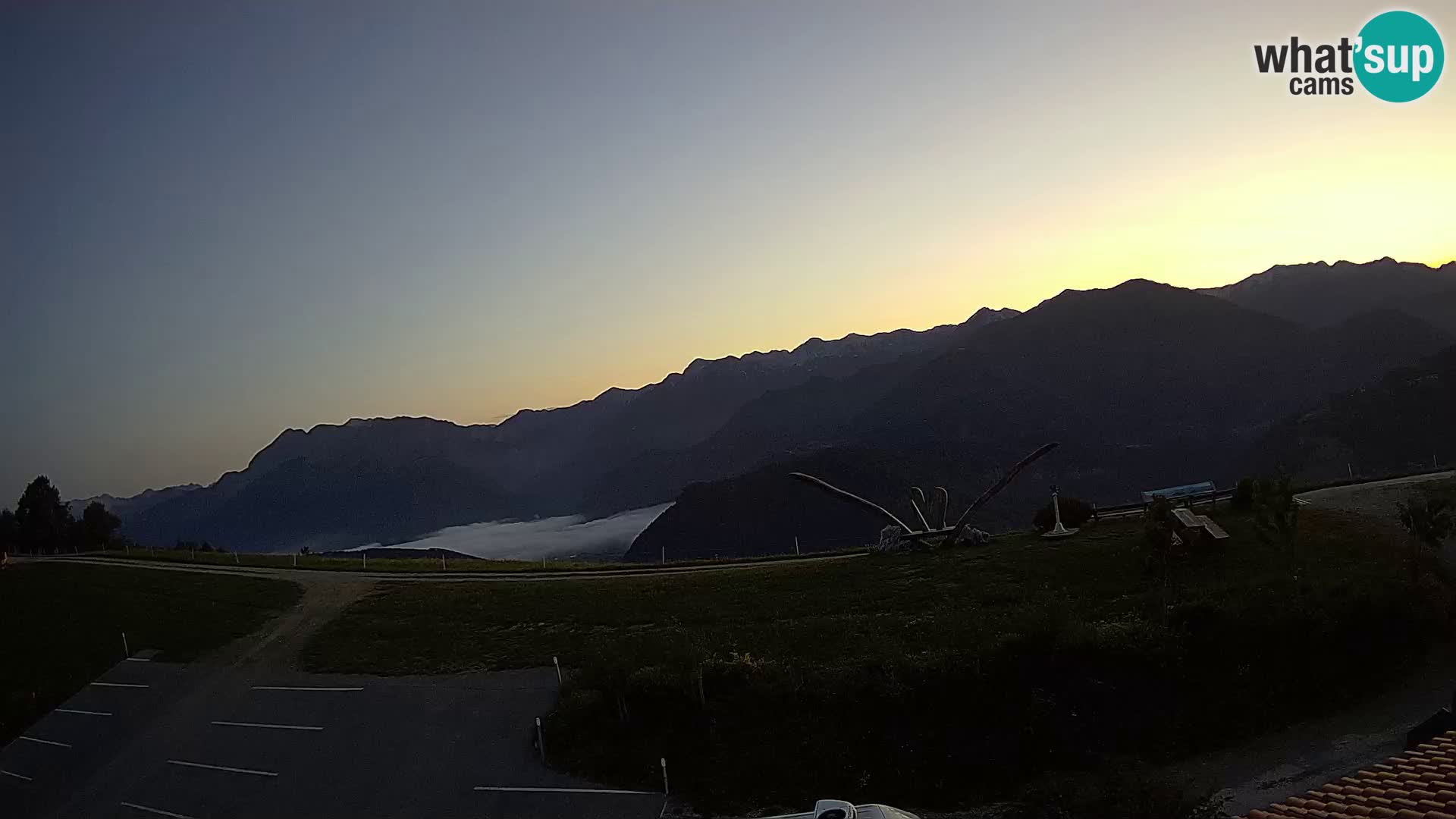 Fattoria agrituristica Široko webcam Most na Soči