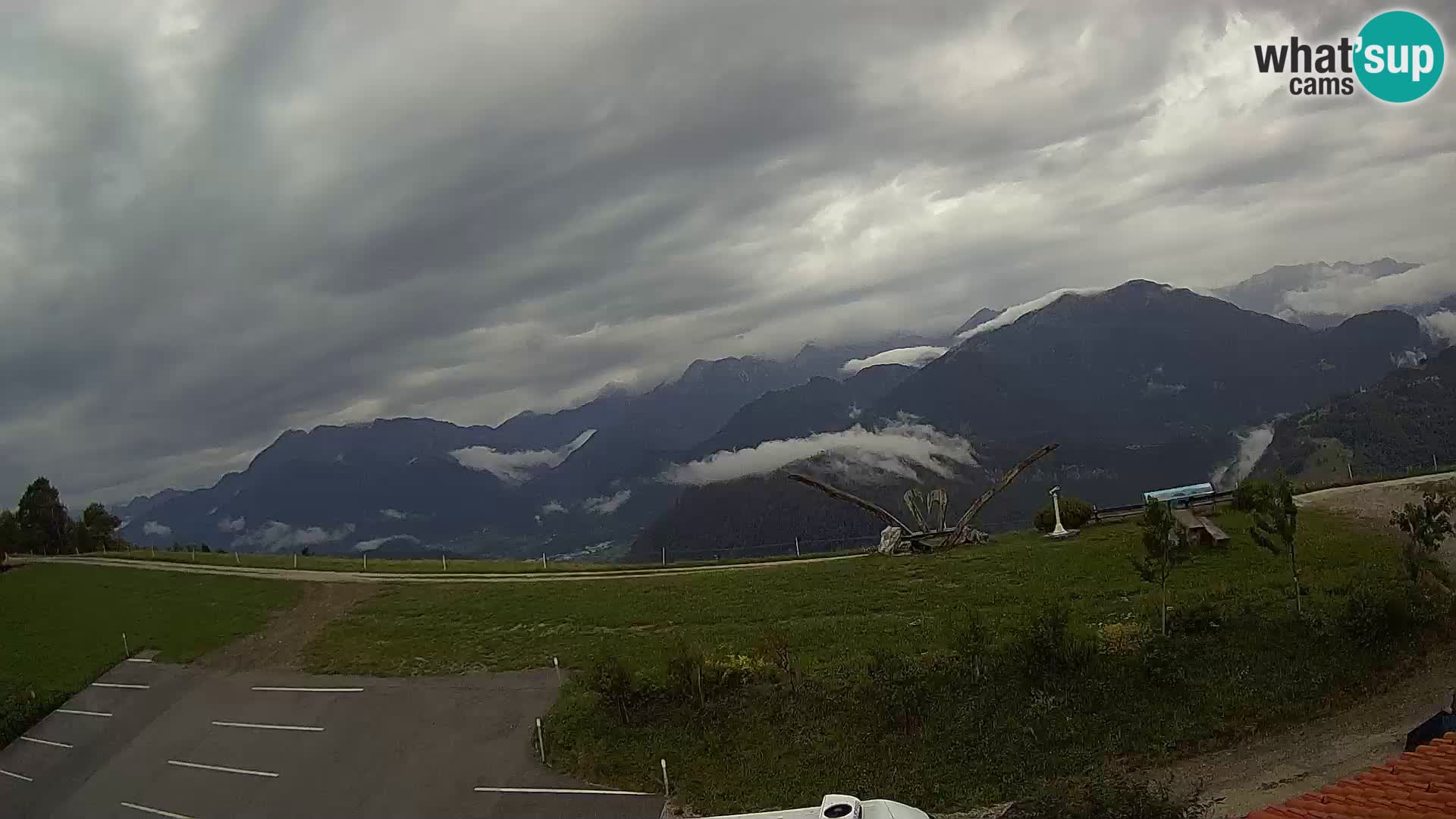 Fattoria agrituristica Široko webcam Most na Soči