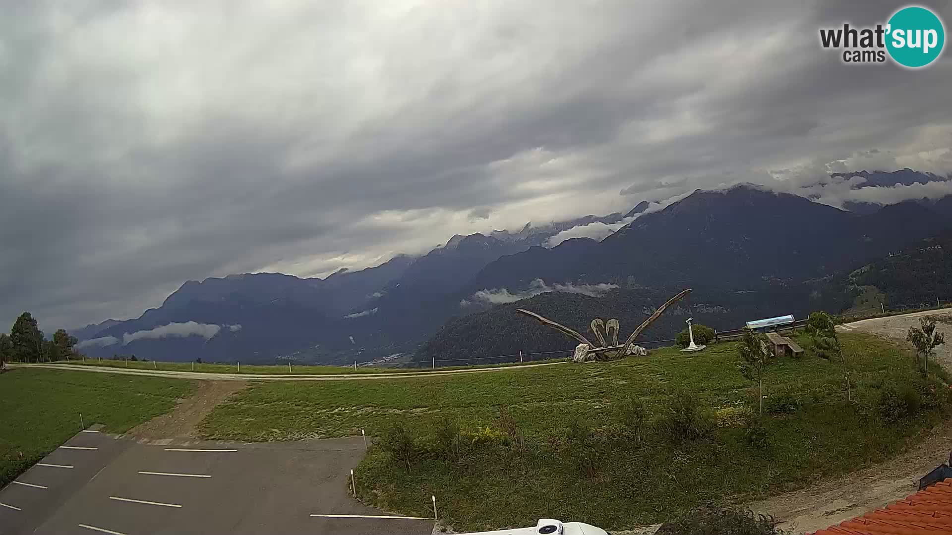 Tourist farm Široko webcam Most na Soči