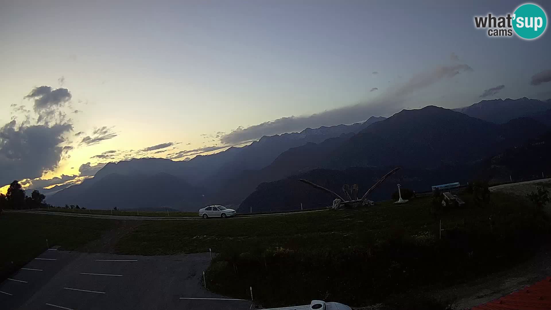 Fattoria agrituristica Široko webcam Most na Soči