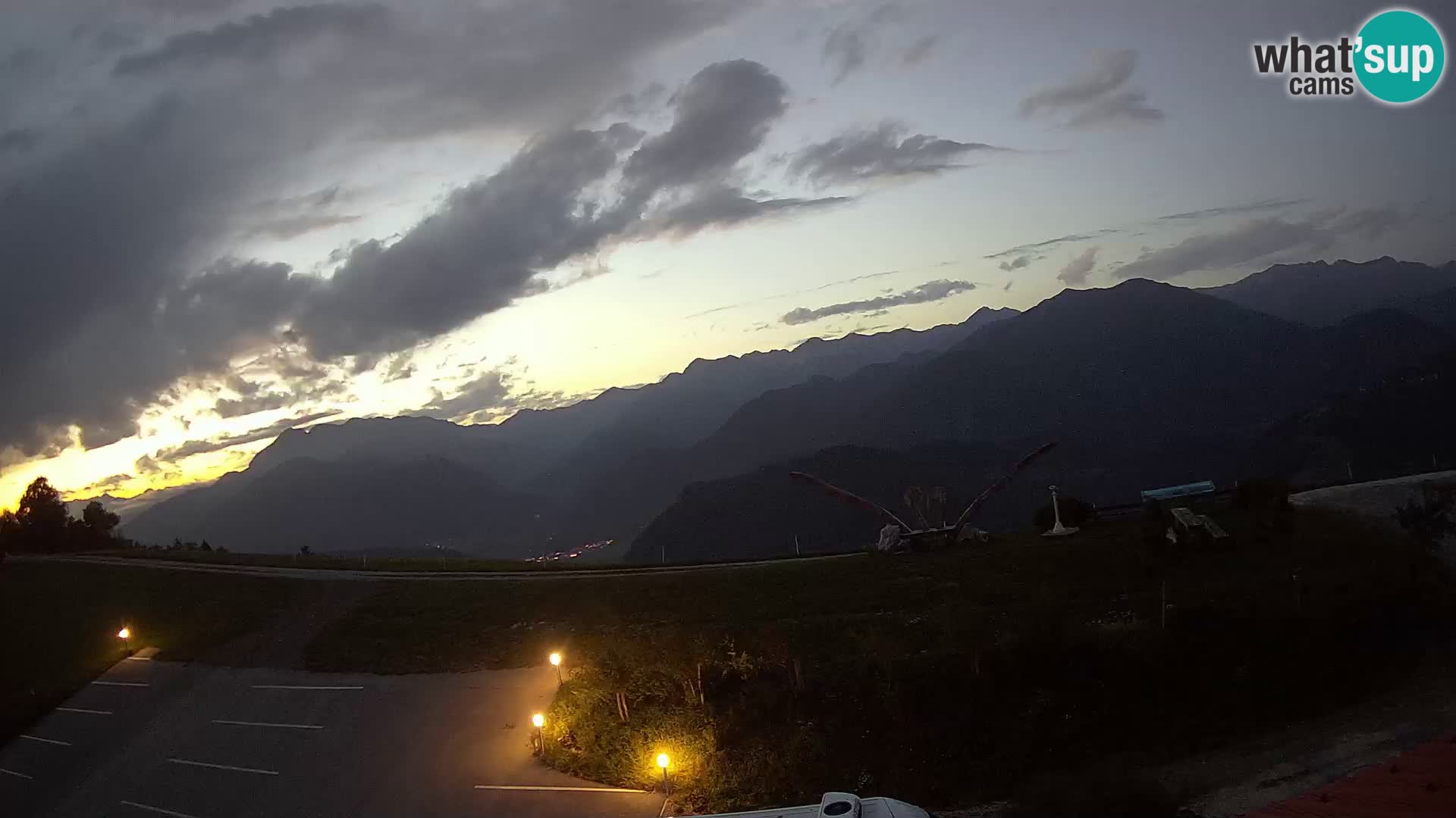 Touristenfarm Široko webcam Most na Soči