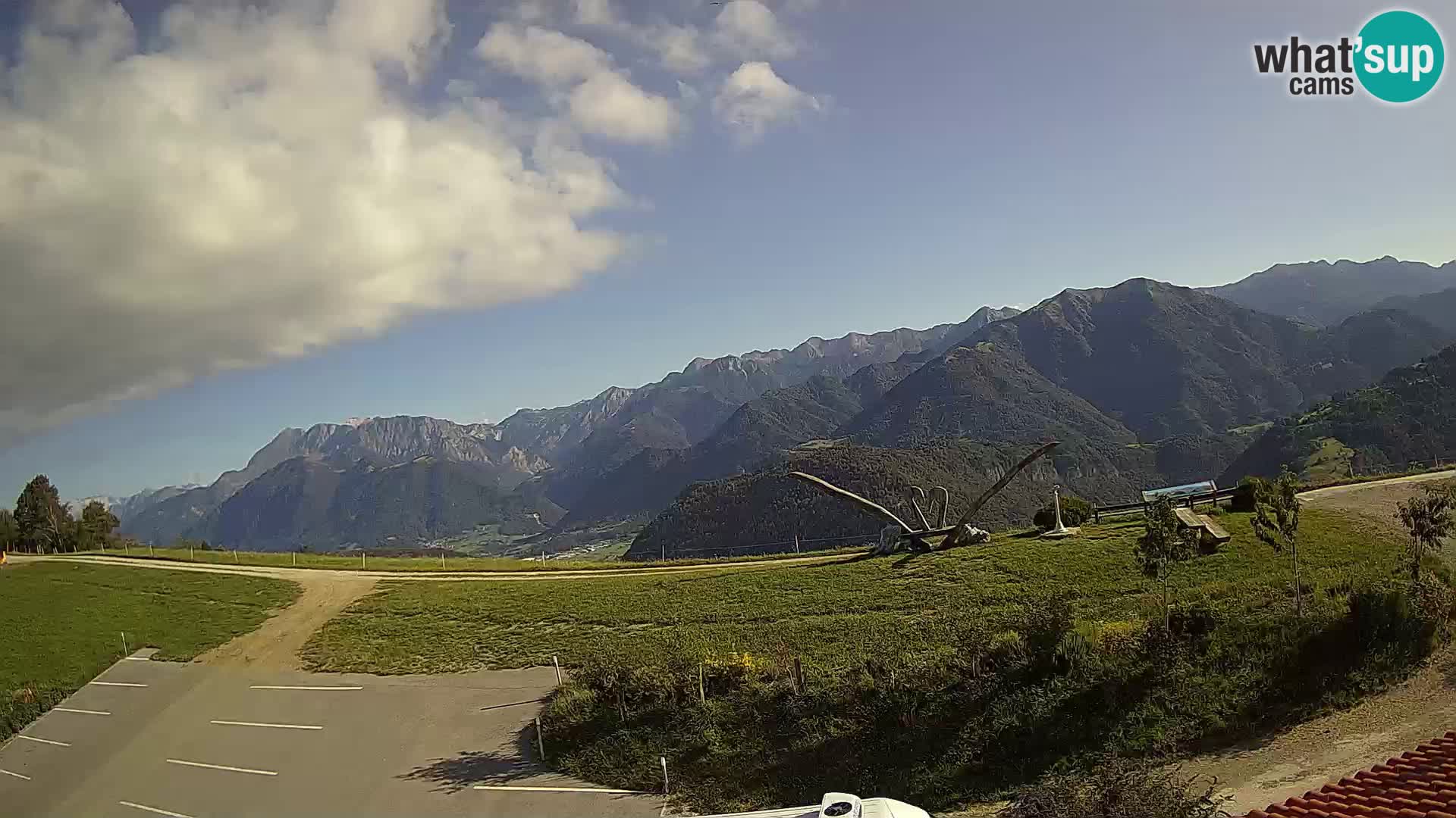 Tourist farm Široko webcam Most na Soči