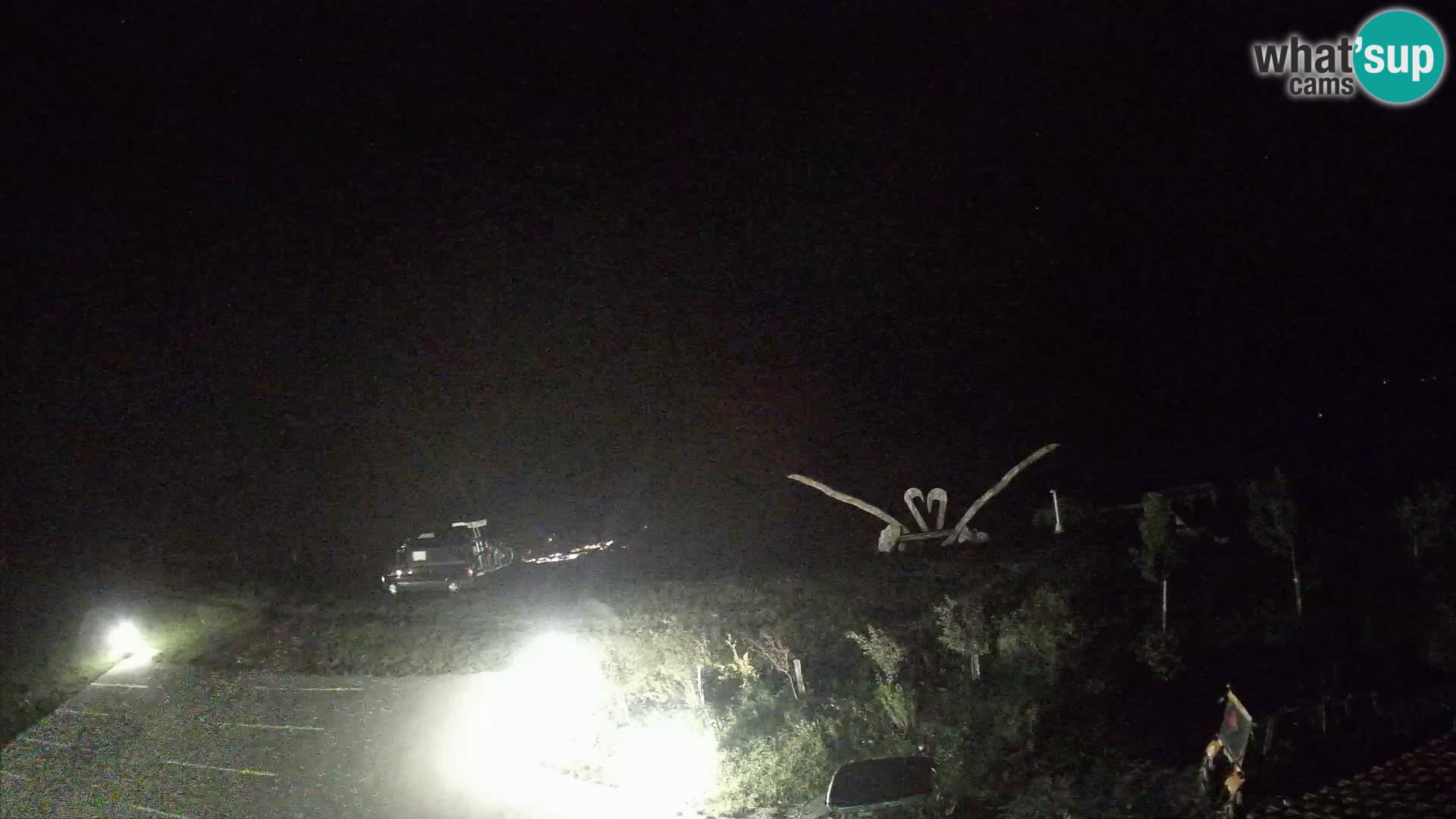 Granja turística Široko camera en vivo Most na Soči