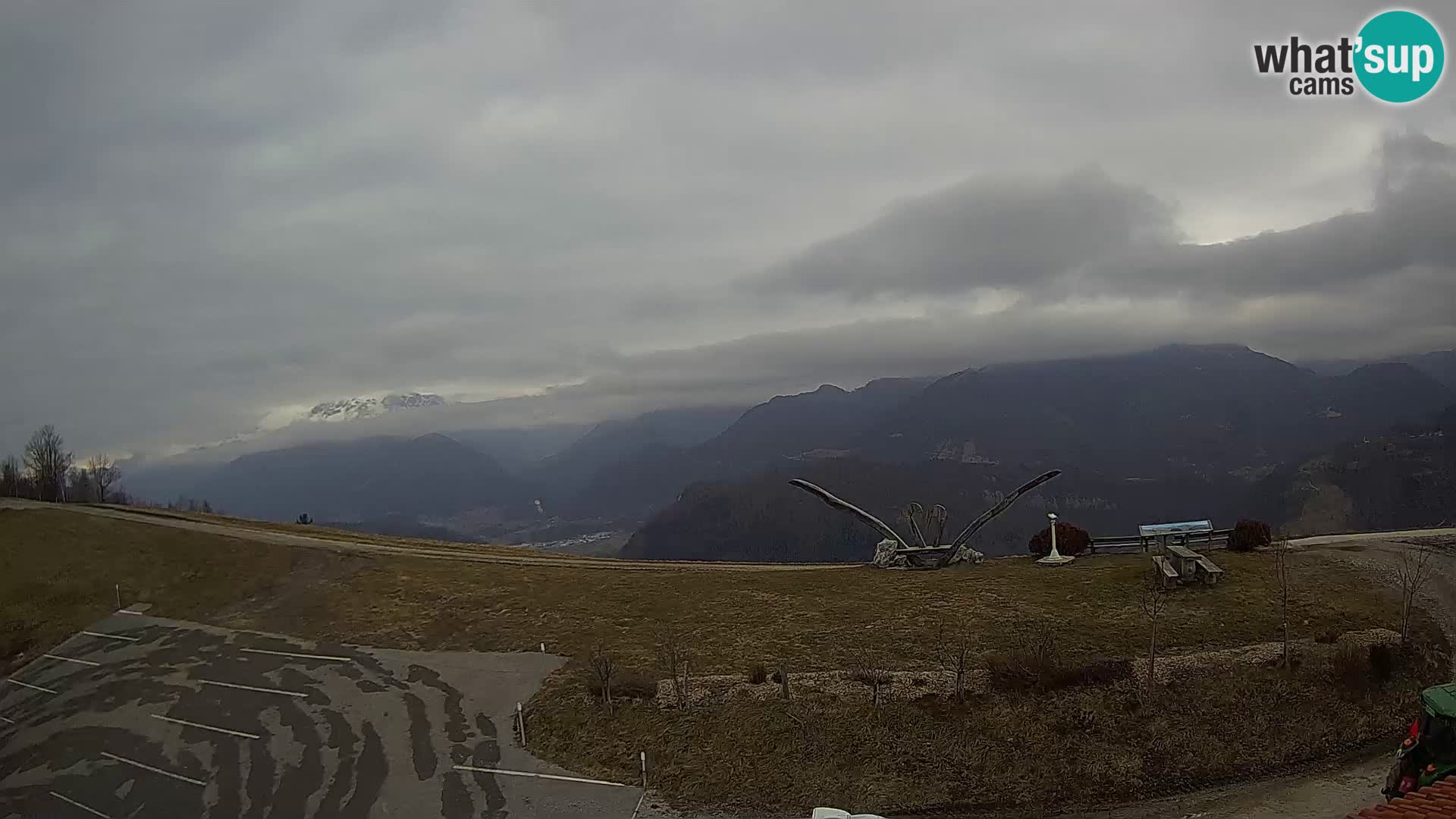 Turistična kmetija Široko spletna kamera Most na Soči