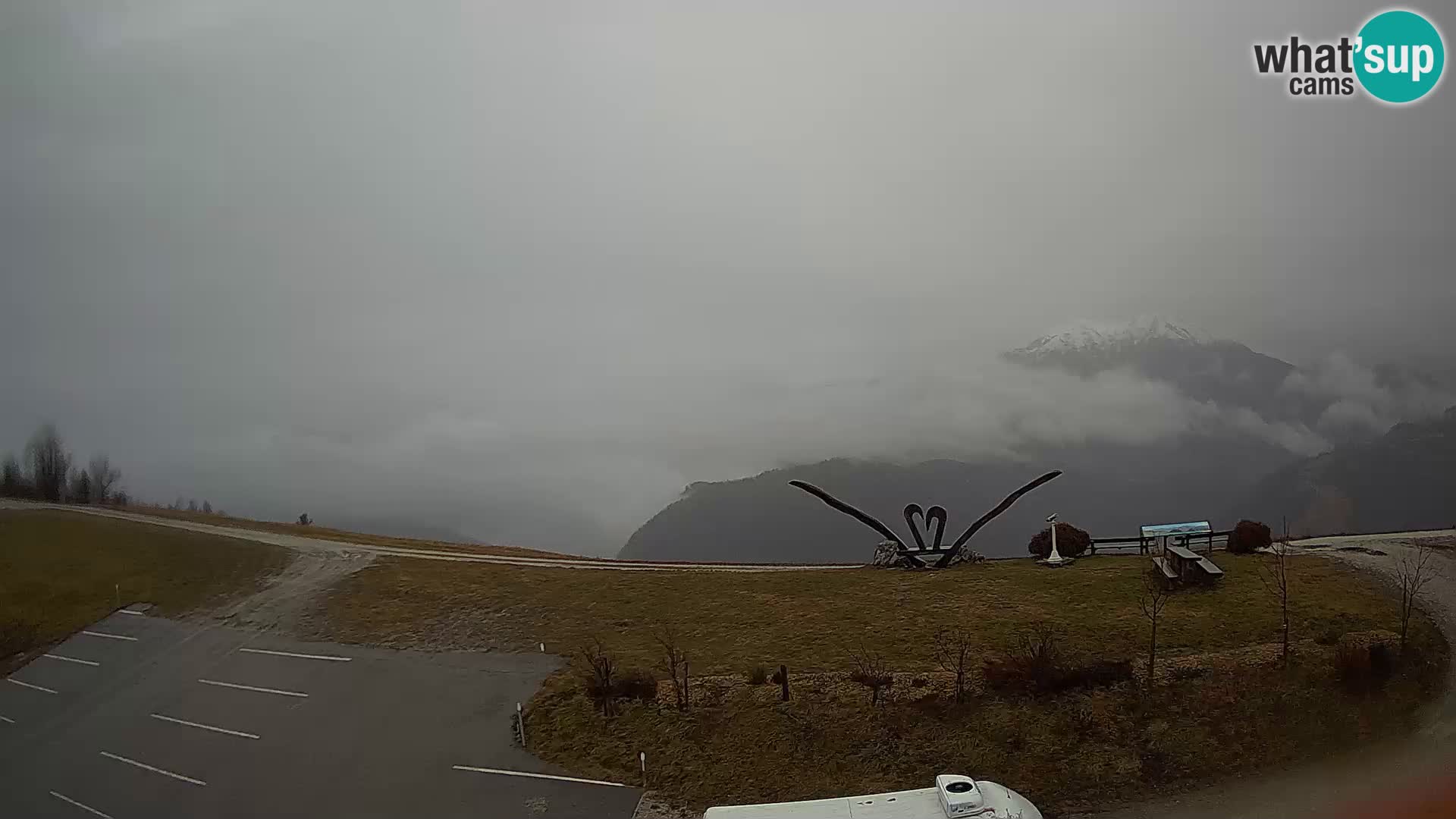 Turistična kmetija Široko spletna kamera Most na Soči