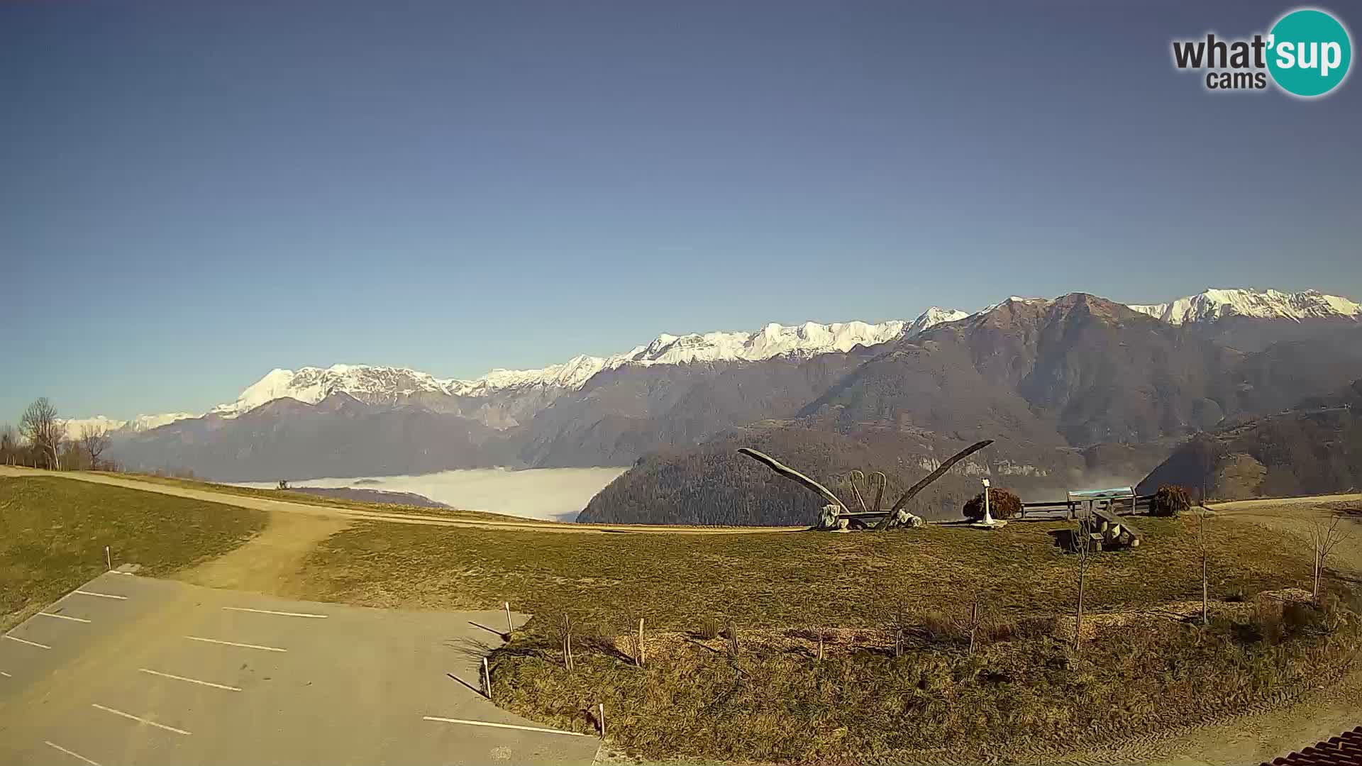 Fattoria agrituristica Široko webcam Most na Soči