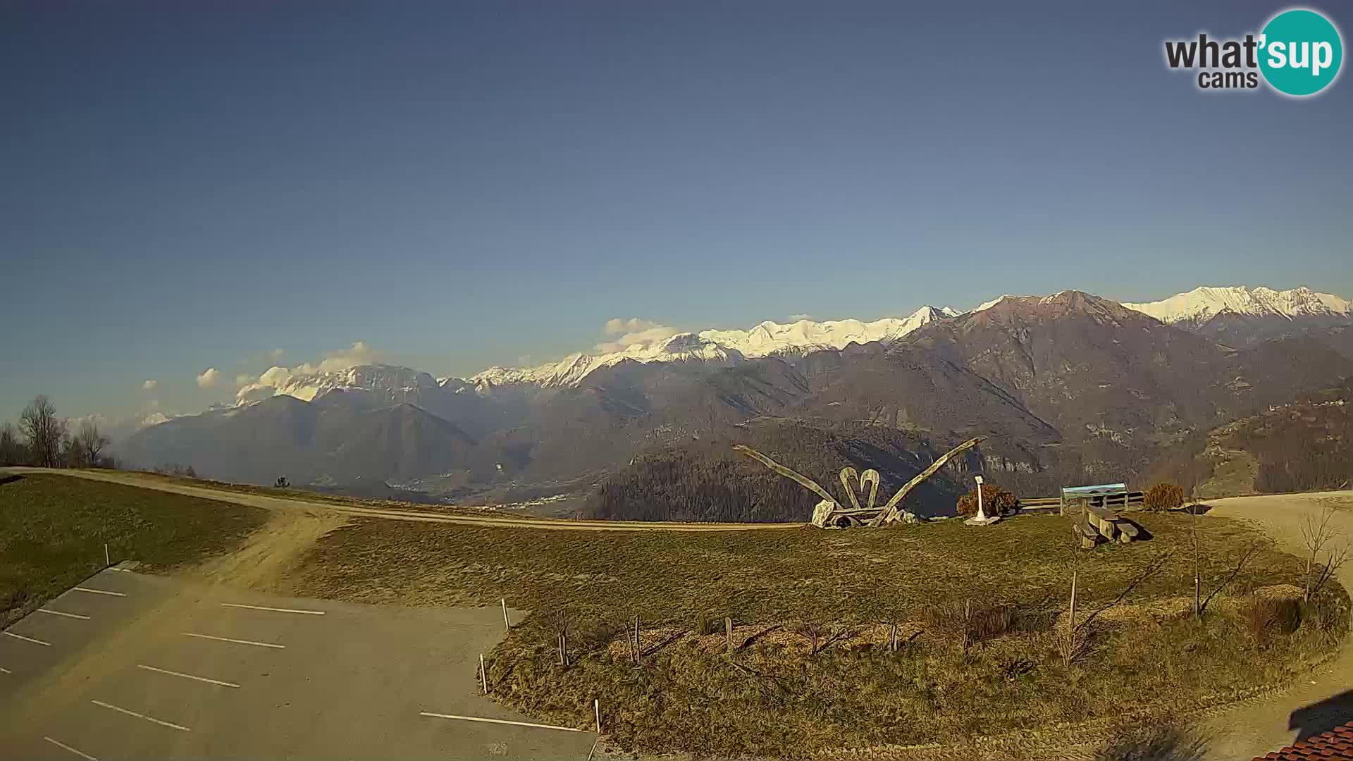 Turistična kmetija Široko spletna kamera Most na Soči