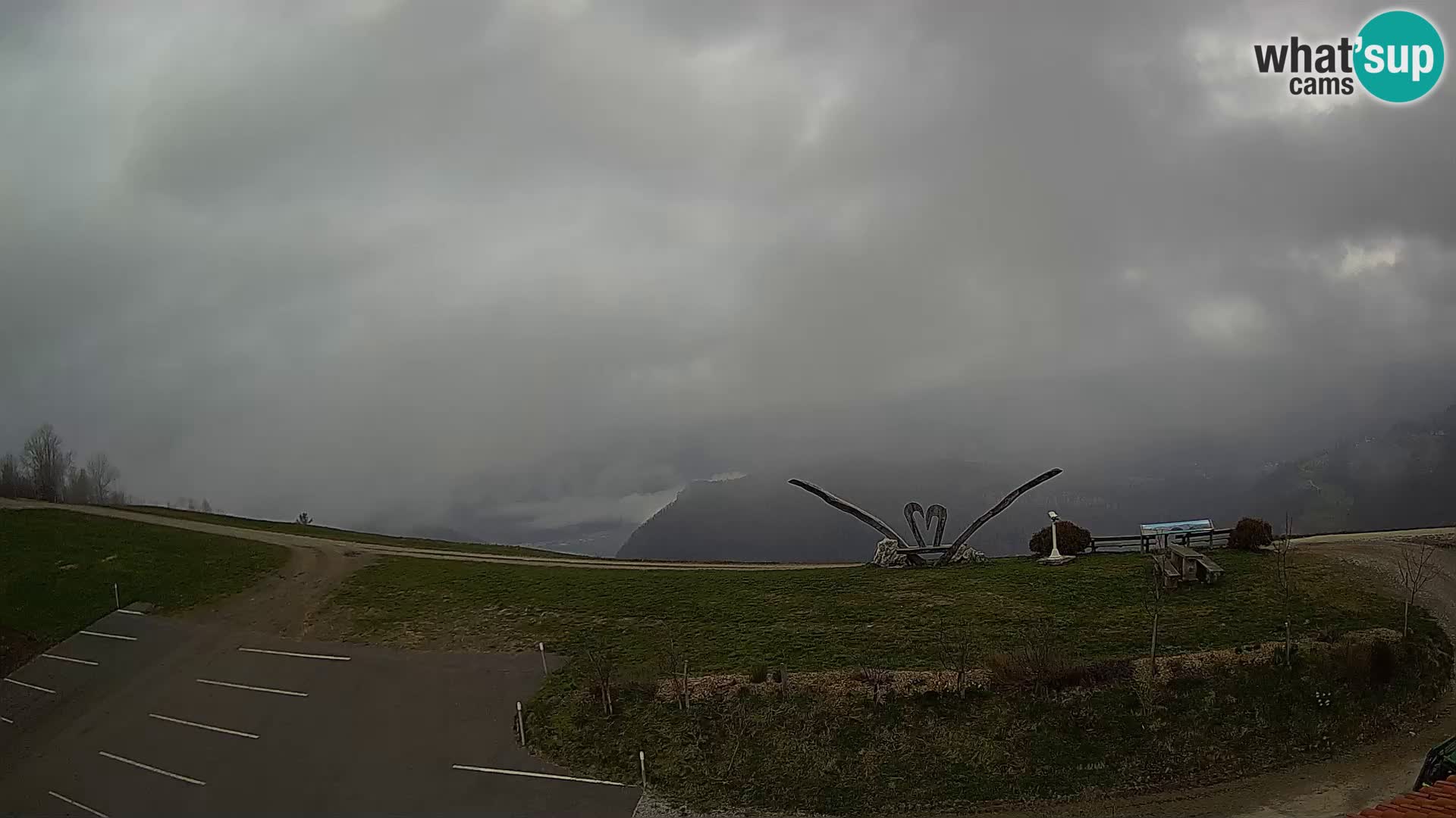 Turistična kmetija Široko web kamera Most na Soči