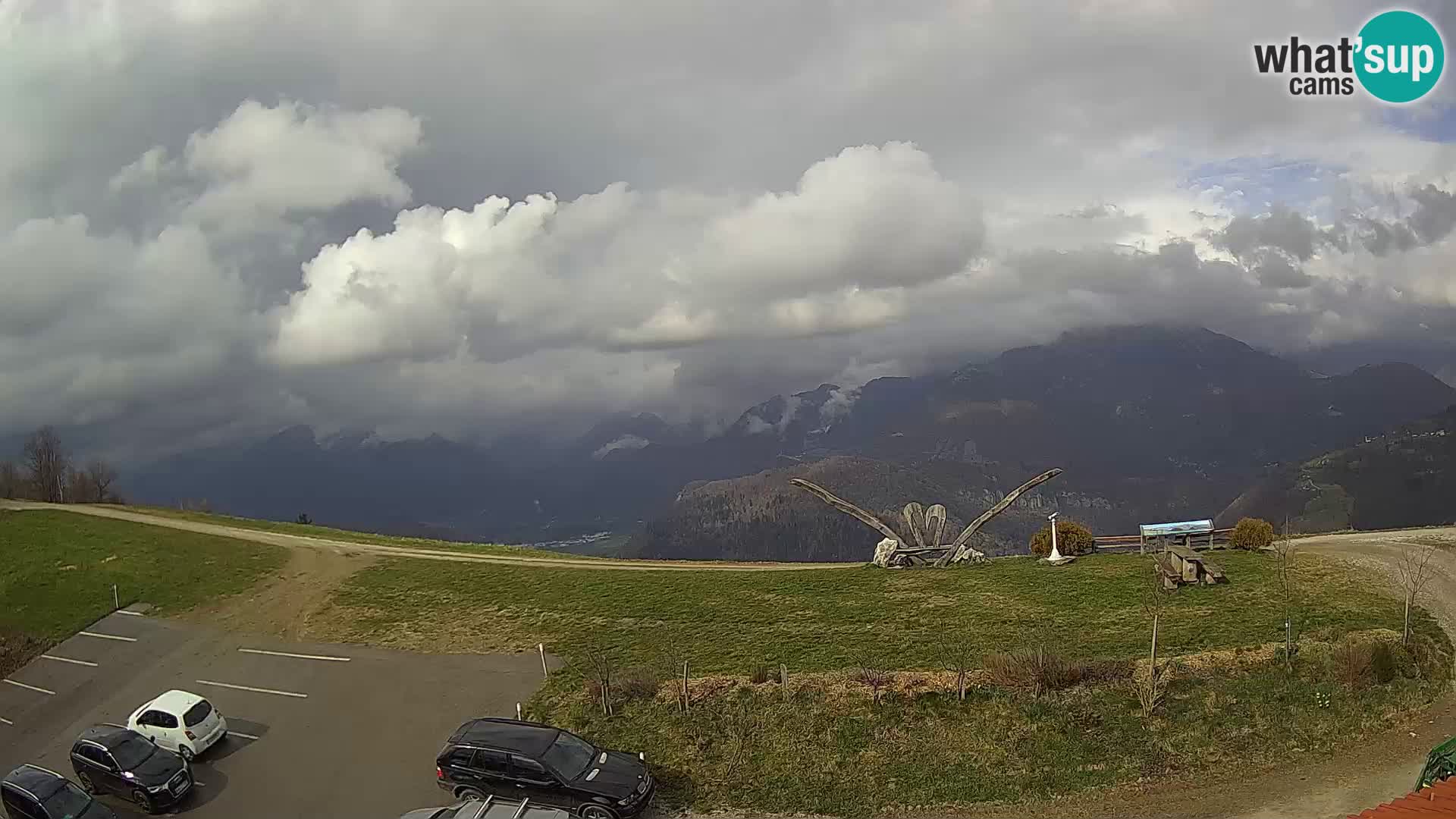 Fattoria agrituristica Široko webcam Most na Soči