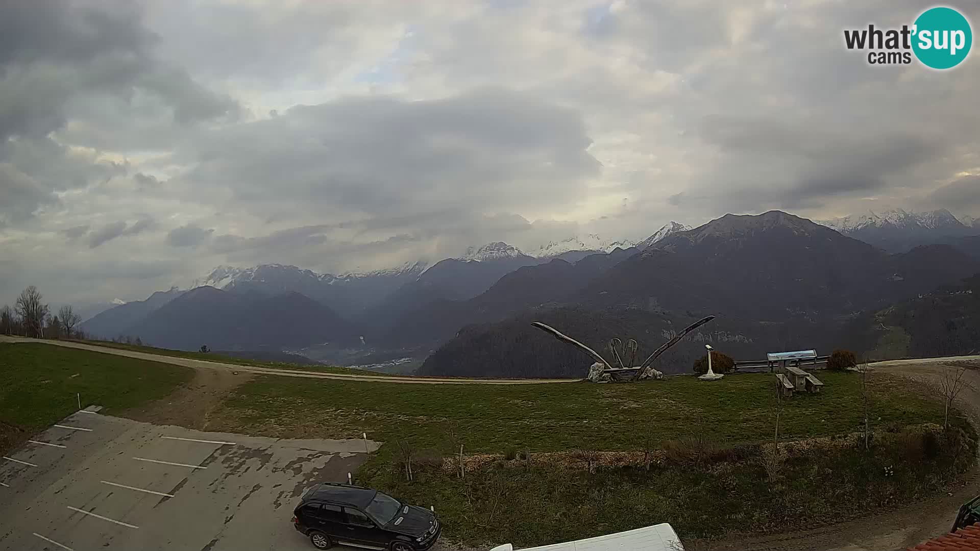 Touristenfarm Široko webcam Most na Soči