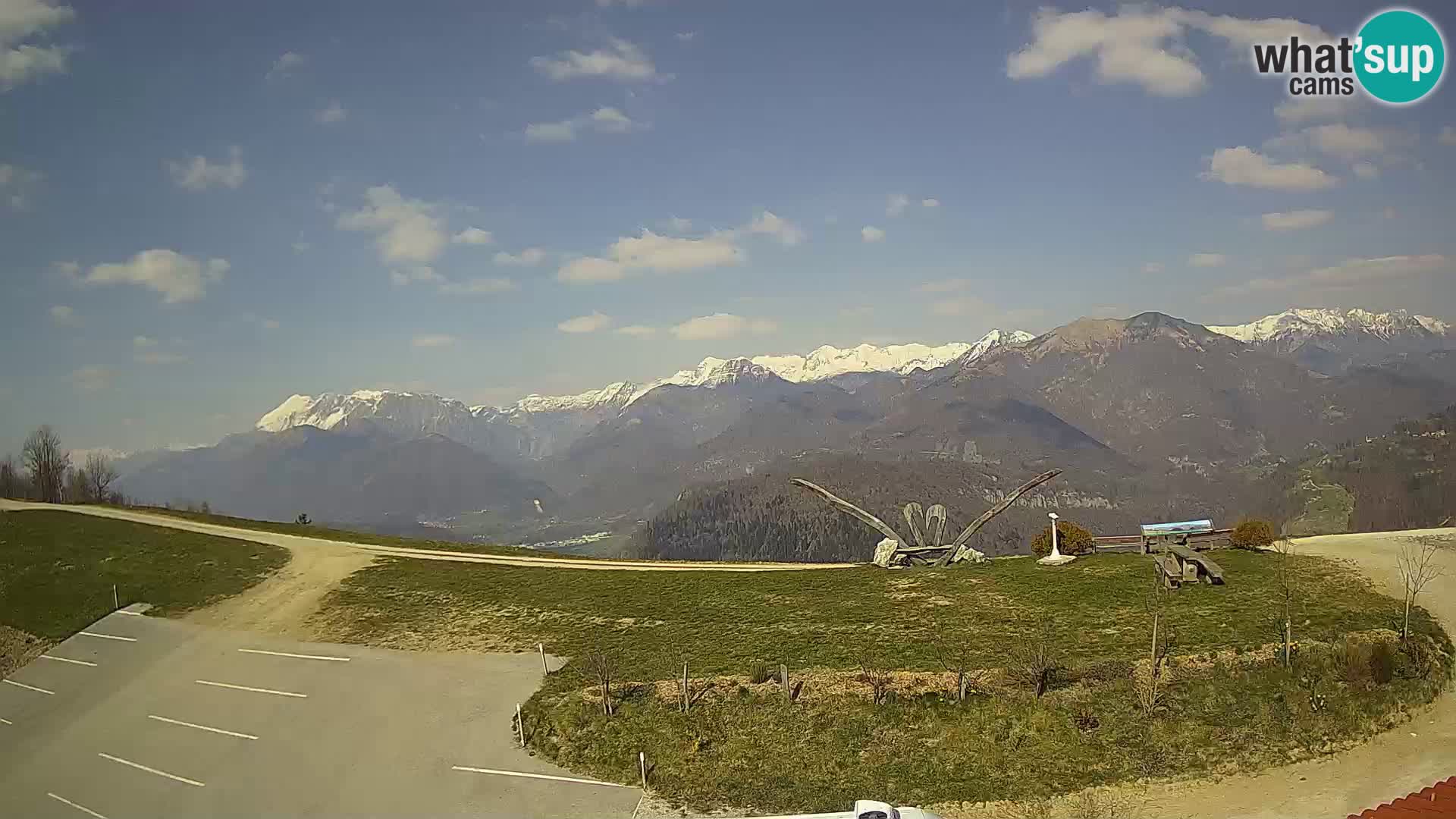 Fattoria agrituristica Široko webcam Most na Soči