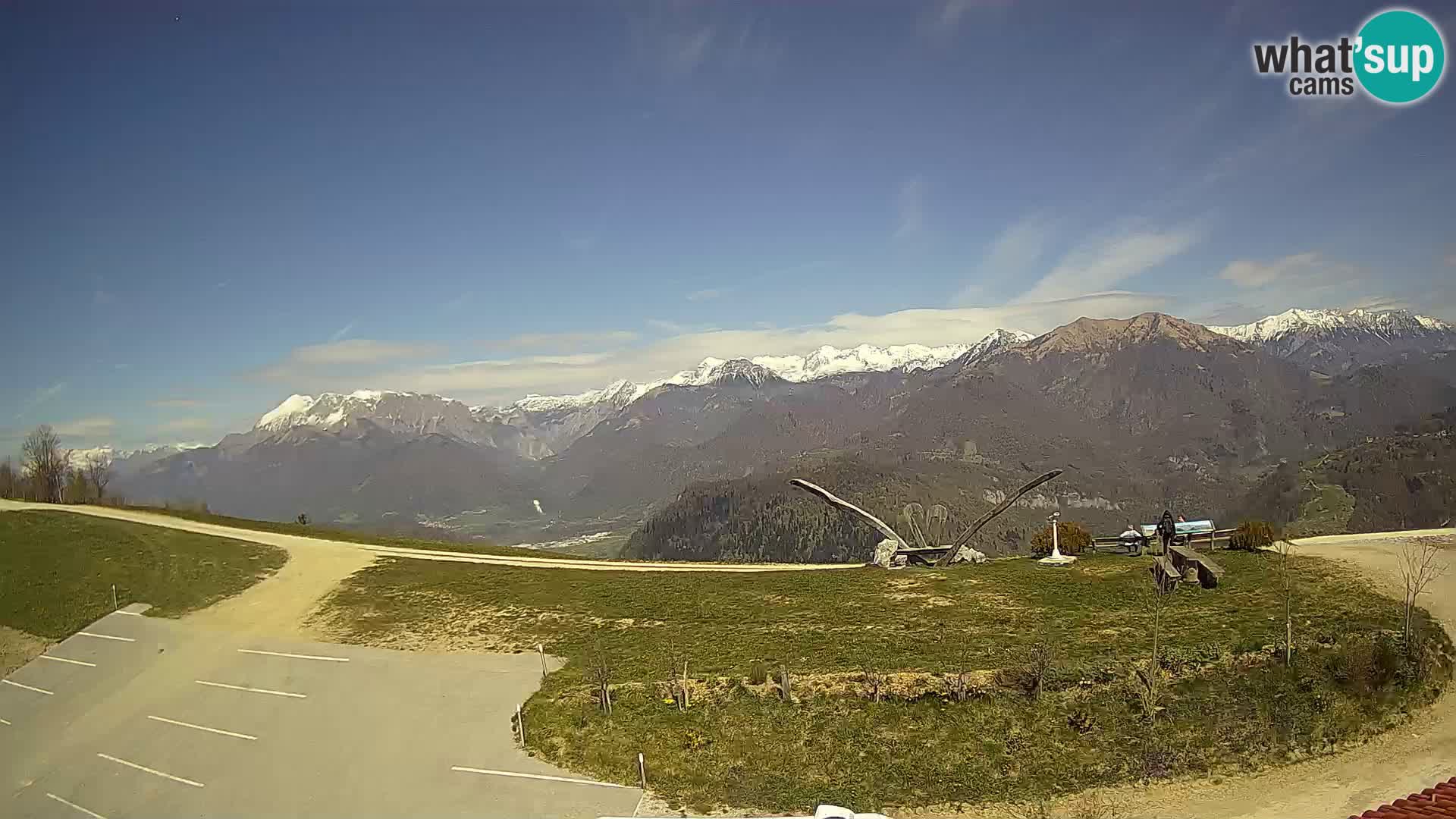 Fattoria agrituristica Široko webcam Most na Soči