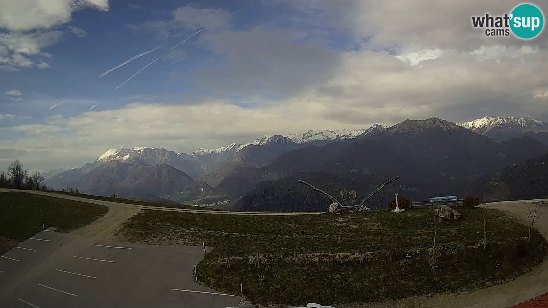 Fattoria agrituristica Široko webcam Most na Soči