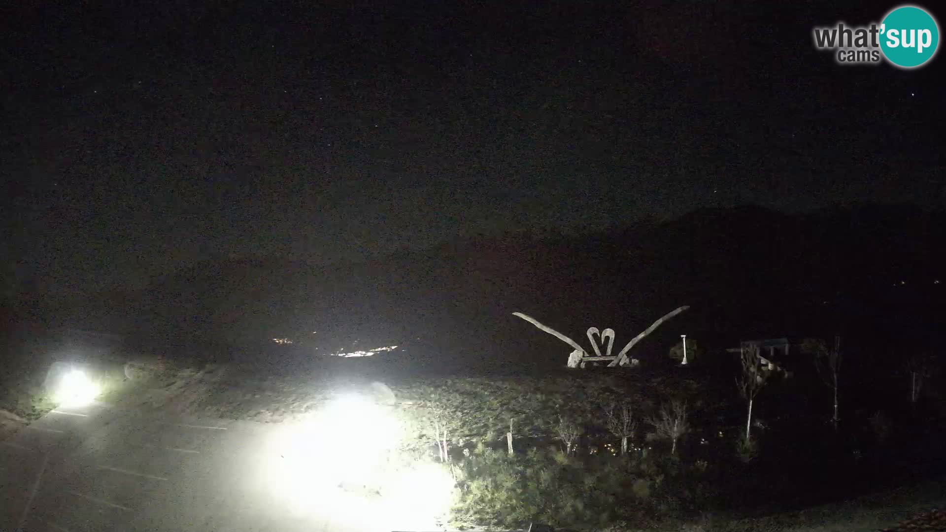 Granja turística Široko camera en vivo Most na Soči