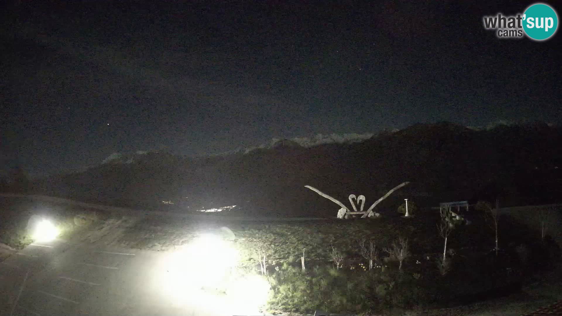 Granja turística Široko camera en vivo Most na Soči