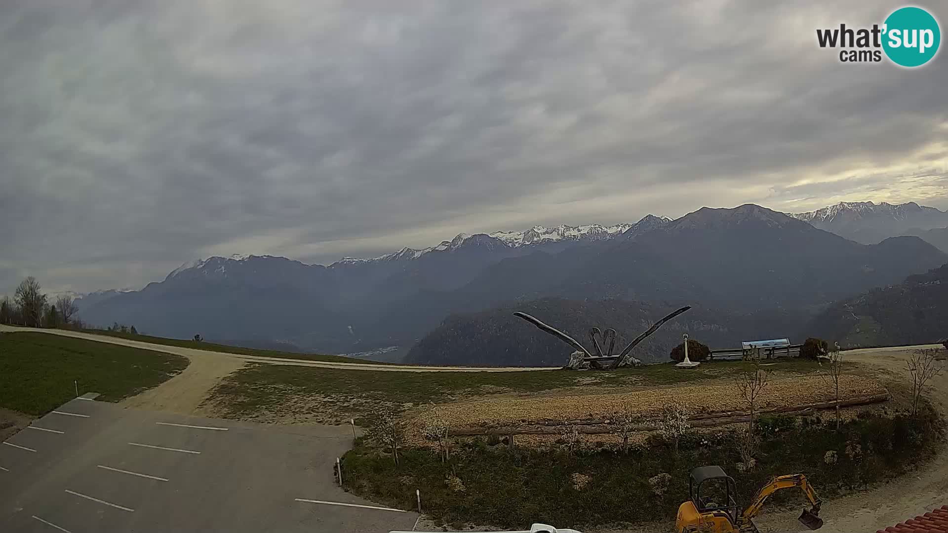 Touristenfarm Široko webcam Most na Soči