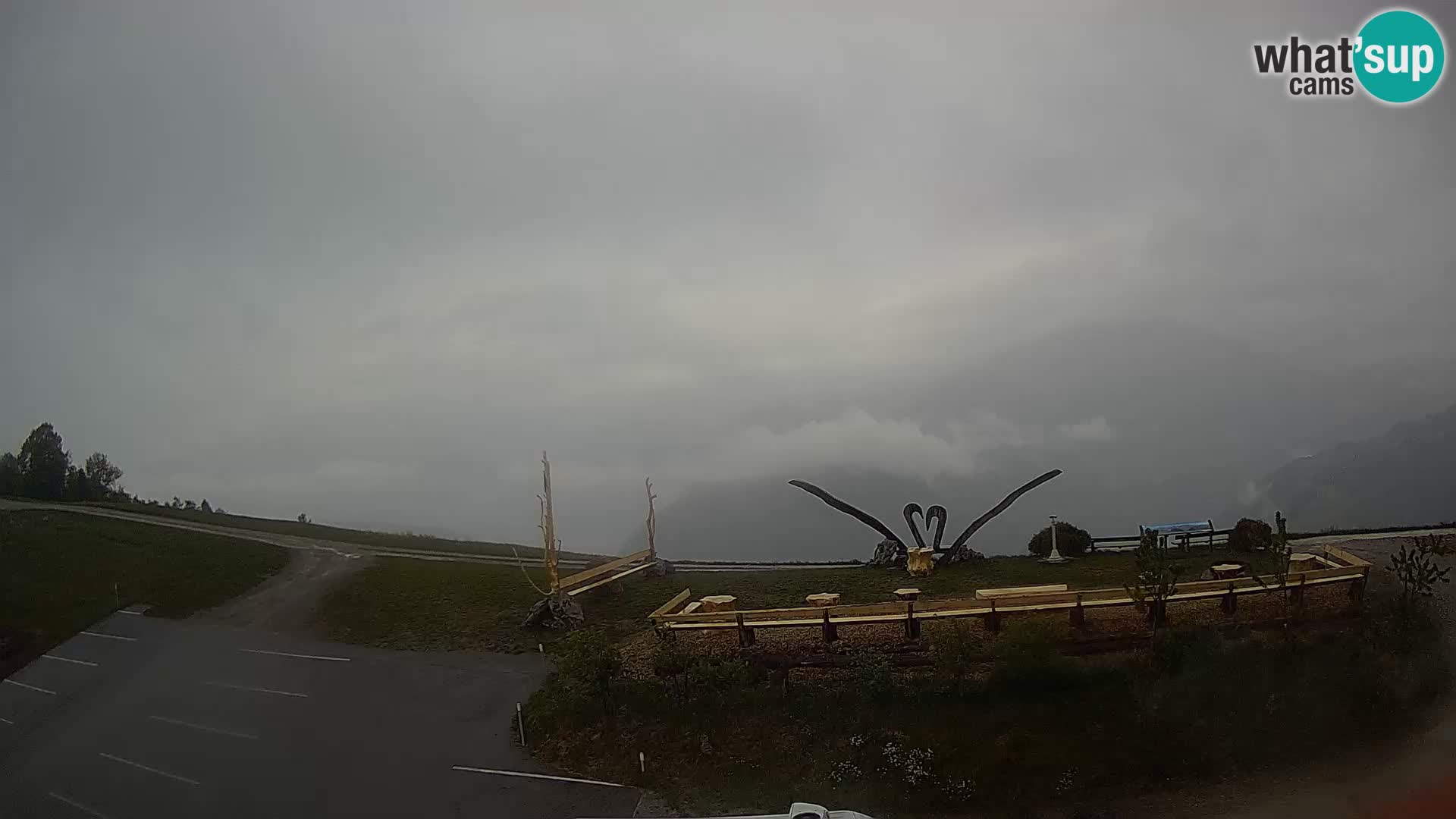 Turistična kmetija Široko spletna kamera Most na Soči