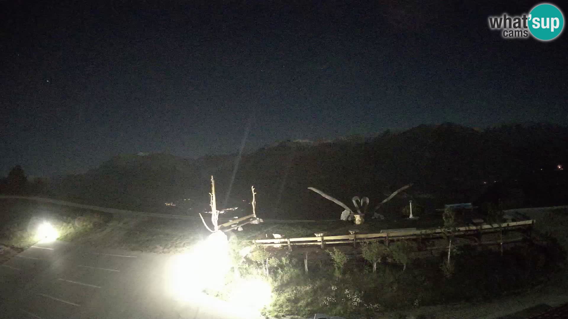 Turistična kmetija Široko spletna kamera Most na Soči