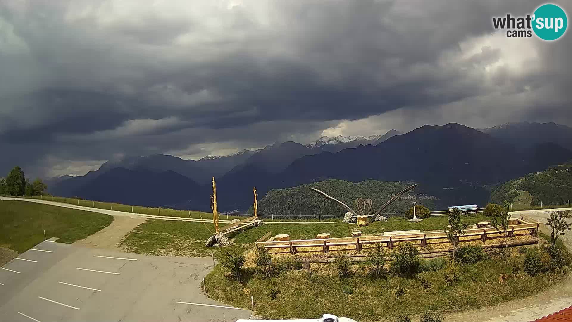 Tourist farm Široko webcam Most na Soči