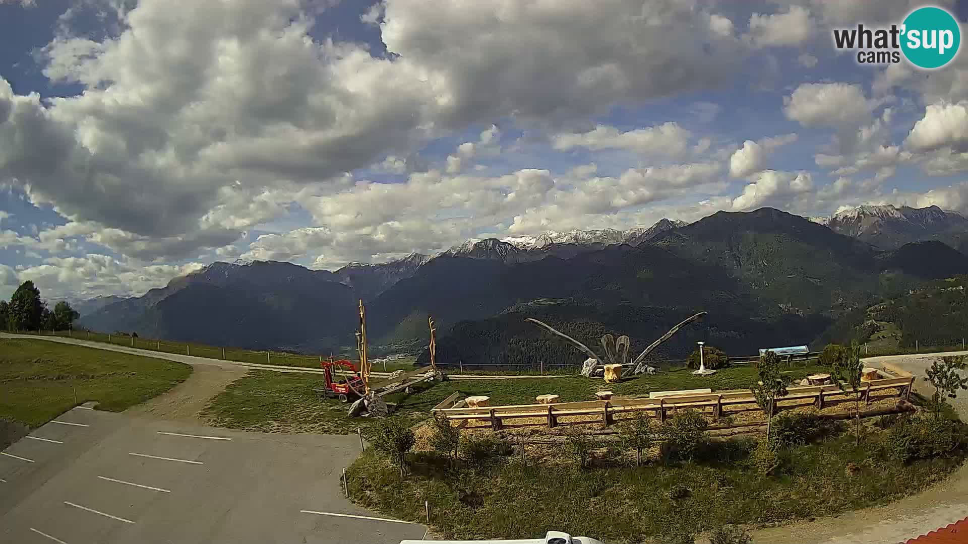 Fattoria agrituristica Široko webcam Most na Soči