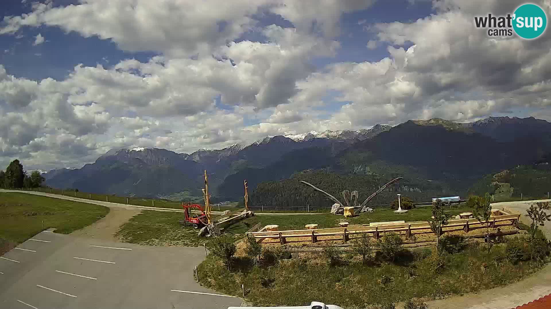 Touristenfarm Široko webcam Most na Soči