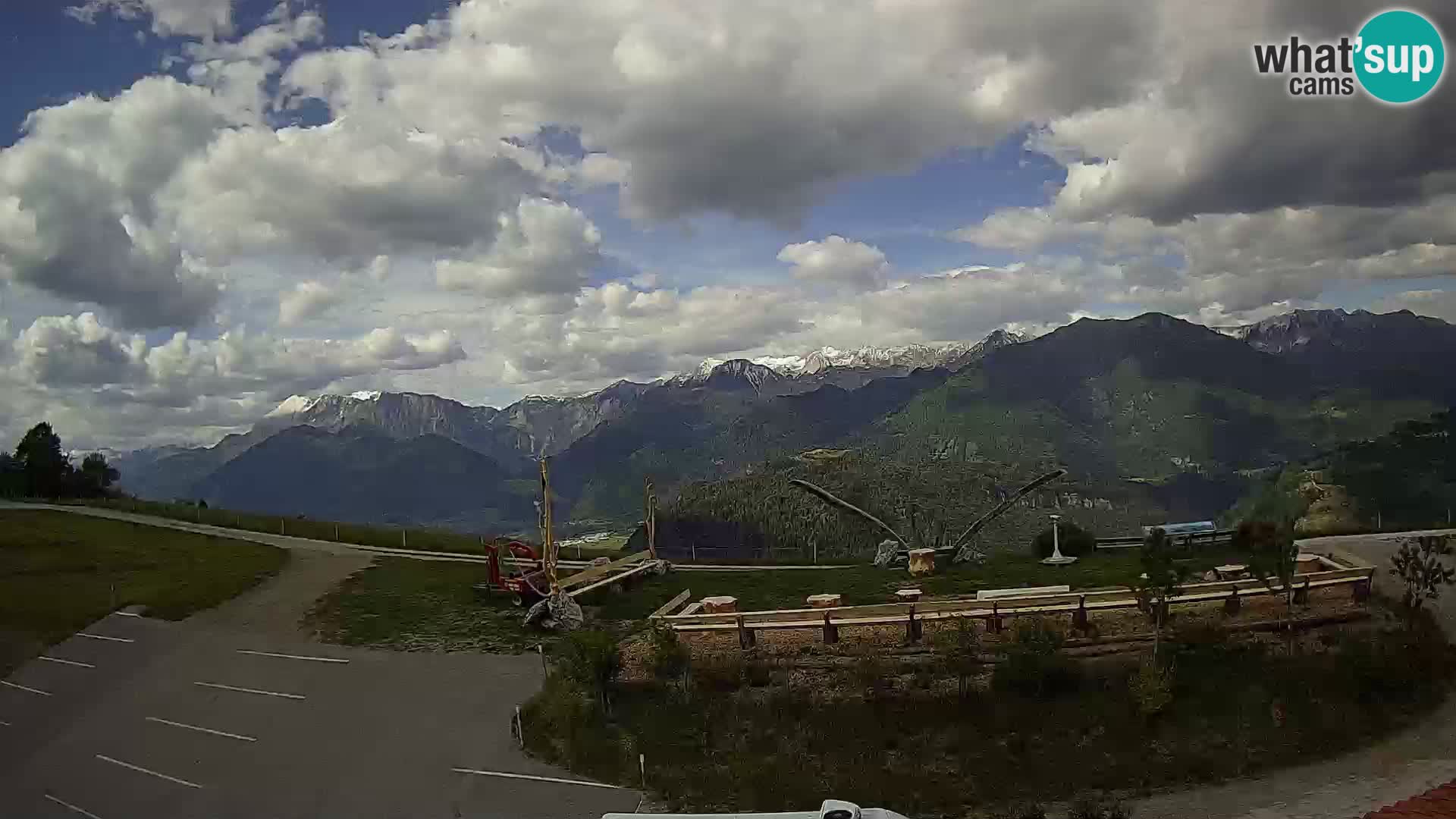 Fattoria agrituristica Široko webcam Most na Soči