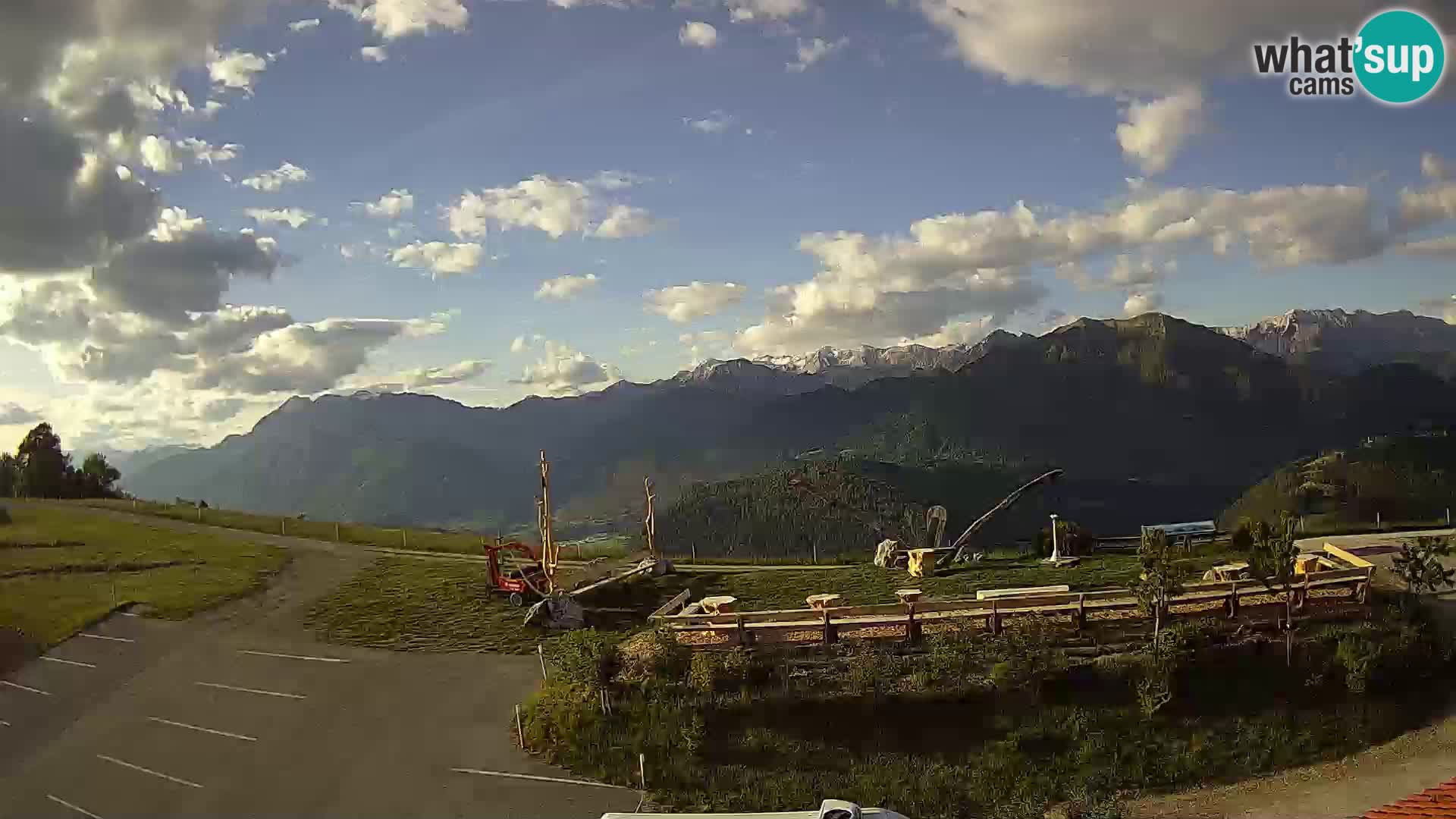 Granja turística Široko camera en vivo Most na Soči
