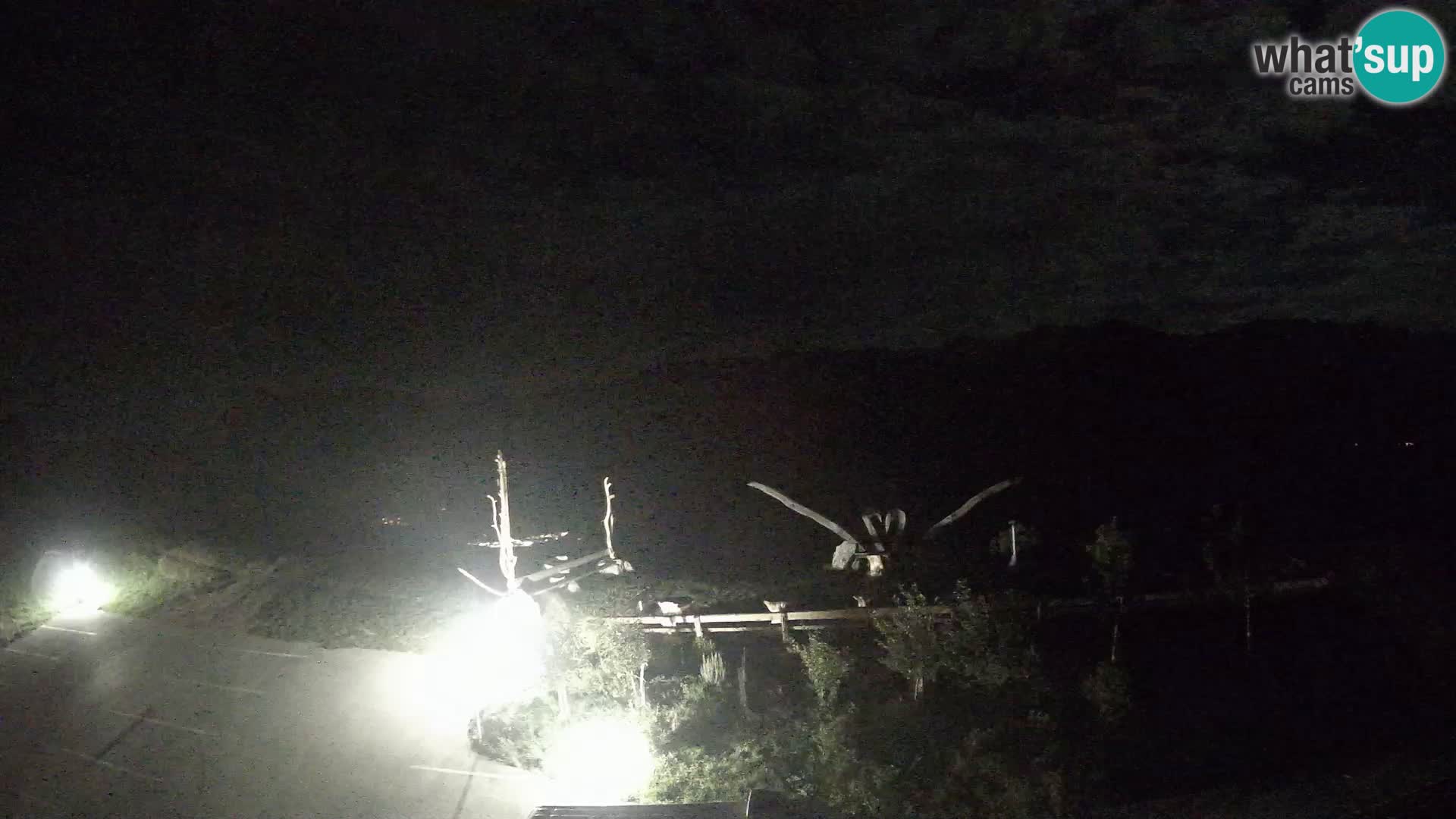 Granja turística Široko camera en vivo Most na Soči