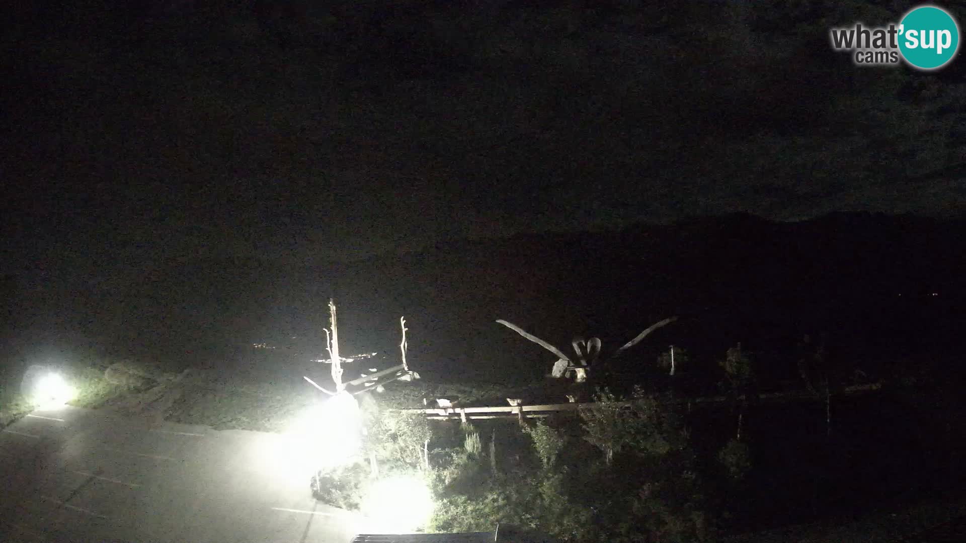 Granja turística Široko camera en vivo Most na Soči