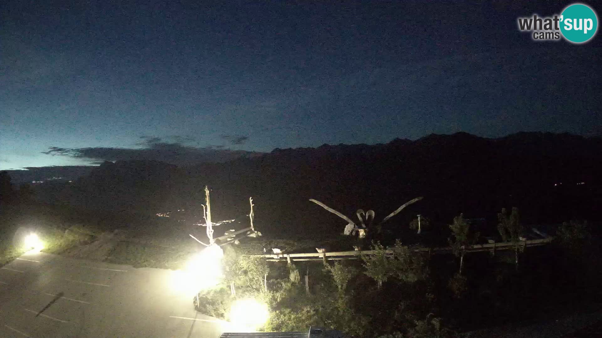 Granja turística Široko camera en vivo Most na Soči