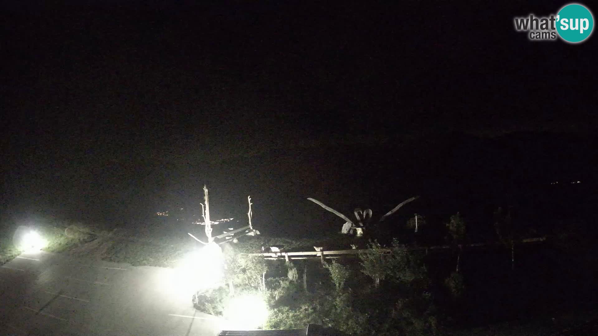 Granja turística Široko camera en vivo Most na Soči