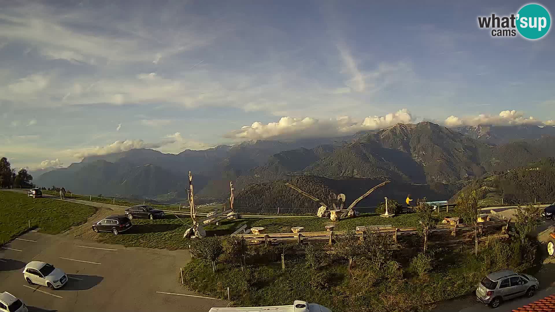 Touristenfarm Široko webcam Most na Soči