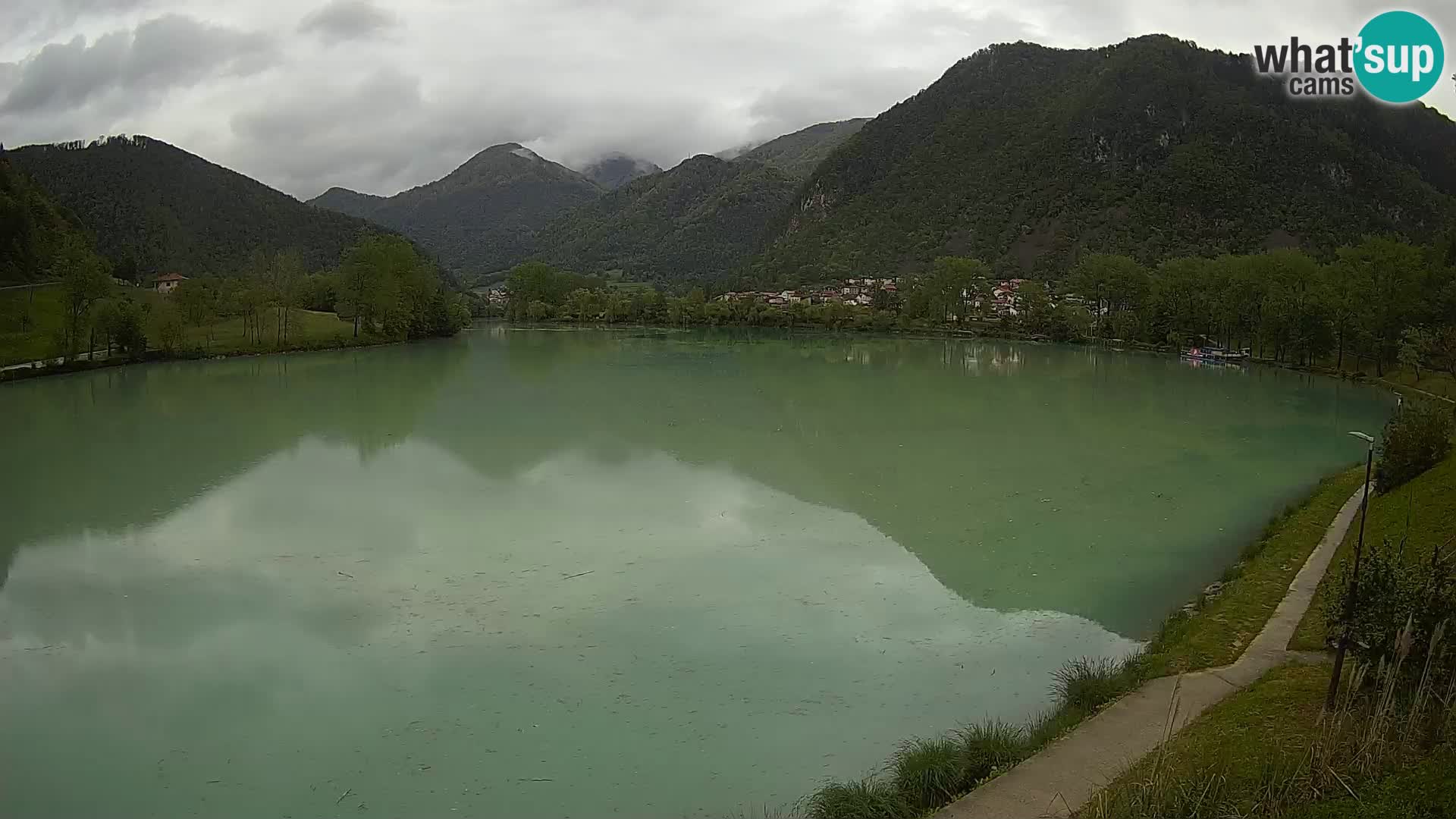 LIVE Webcam Most na Soči lake – Slovenia