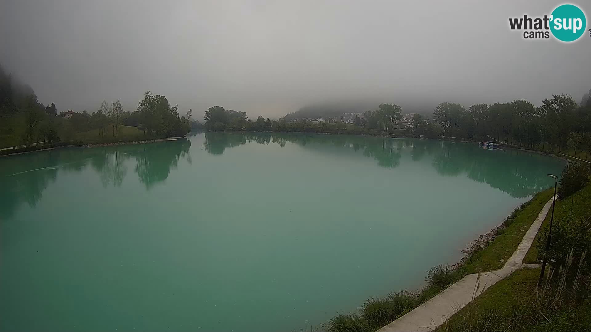 Most na Soči – Panorama del lago