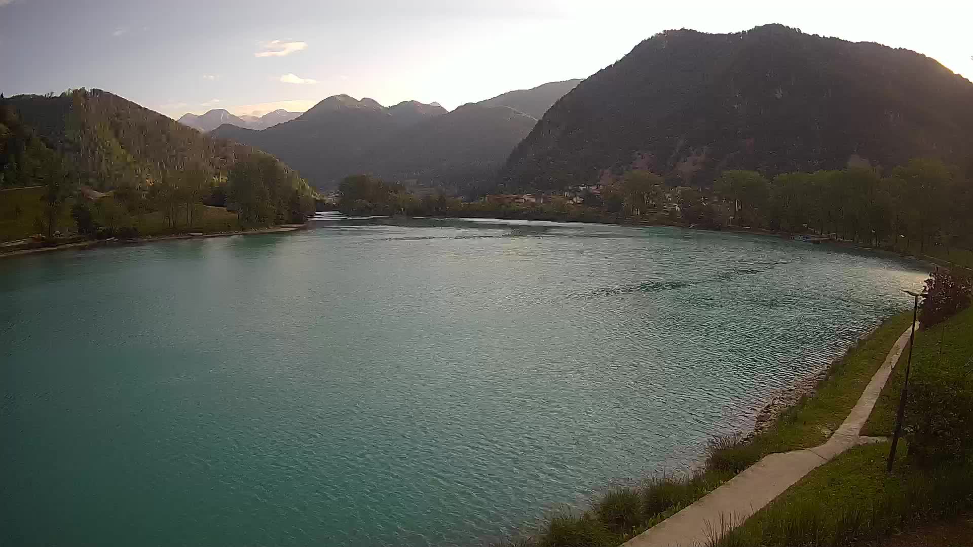 LIVE Webcam Most na Soči lake – Slovenia