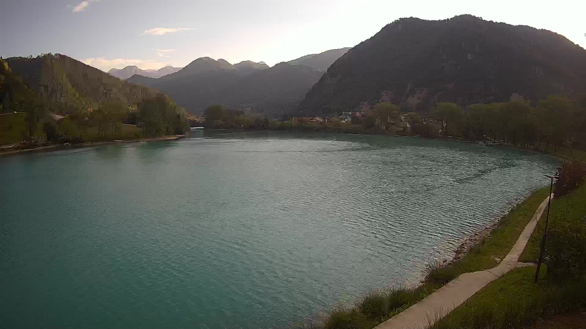 Most na Soči – Panoramic view of Lake
