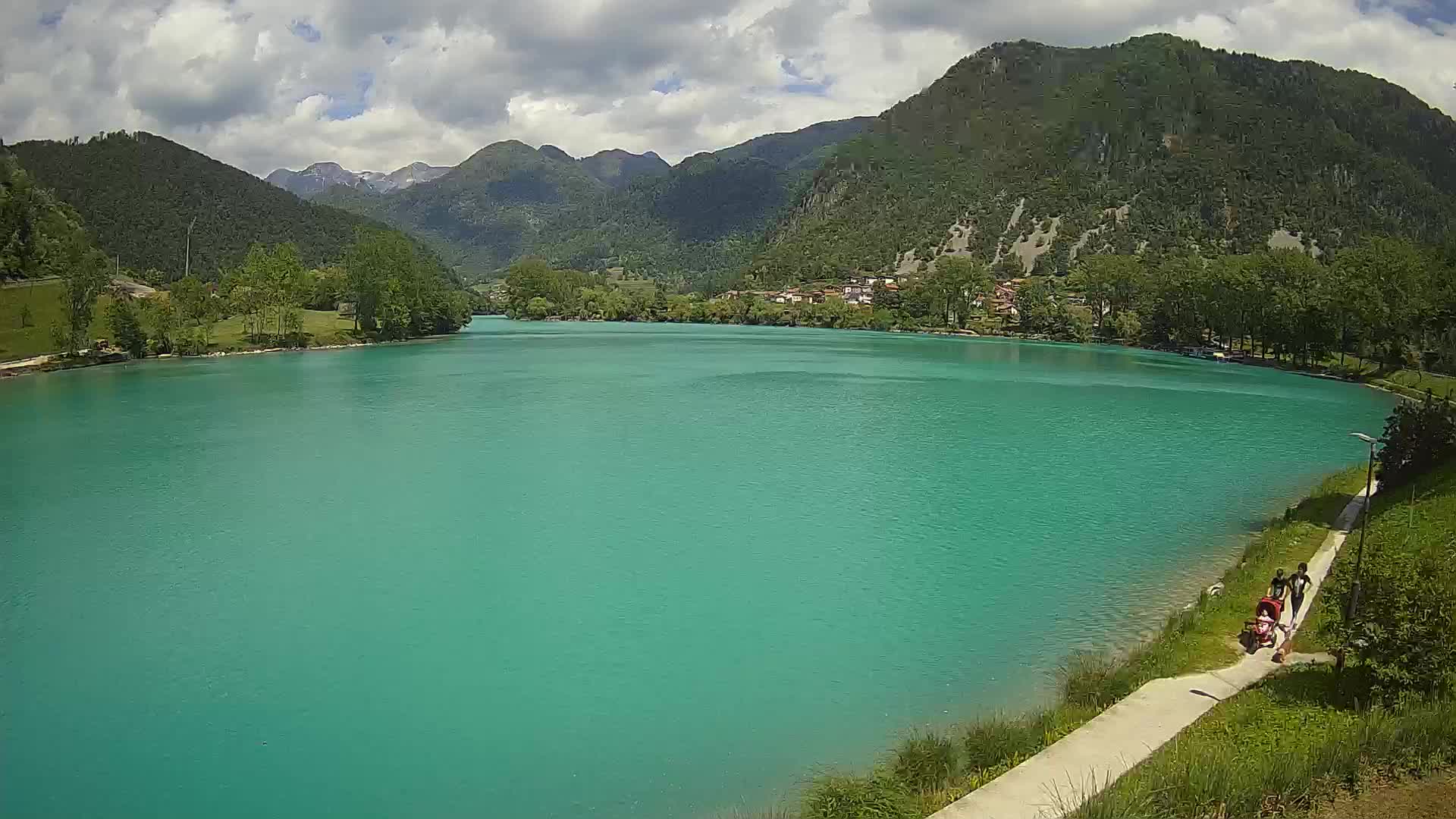 LIVE Webcam Most na Soči lake – Slovenia